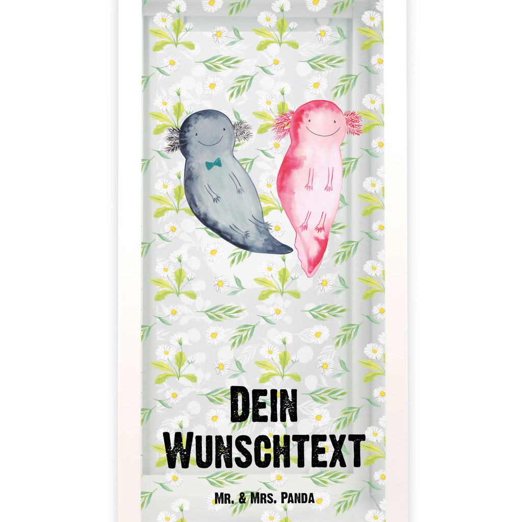 Personalisierte Deko Laterne Axolotl Axel+Lotte Gartenlampe, Gartenleuchte, Gartendekoration, Gartenlicht, Laterne kleine Laternen, XXL Laternen, Laterne groß, Axolotl, Molch, Axolot, Schwanzlurch, Lurch, Lurche, Liebe, große Liebe, Liebesbeweis, Freund, Verlobter, Ehemann, Jahrestag, Valentinstag