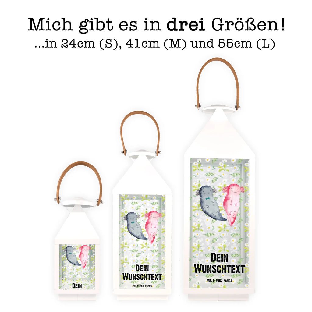 Personalisierte Deko Laterne Axolotl Axel+Lotte Gartenlampe, Gartenleuchte, Gartendekoration, Gartenlicht, Laterne kleine Laternen, XXL Laternen, Laterne groß, Axolotl, Molch, Axolot, Schwanzlurch, Lurch, Lurche, Liebe, große Liebe, Liebesbeweis, Freund, Verlobter, Ehemann, Jahrestag, Valentinstag