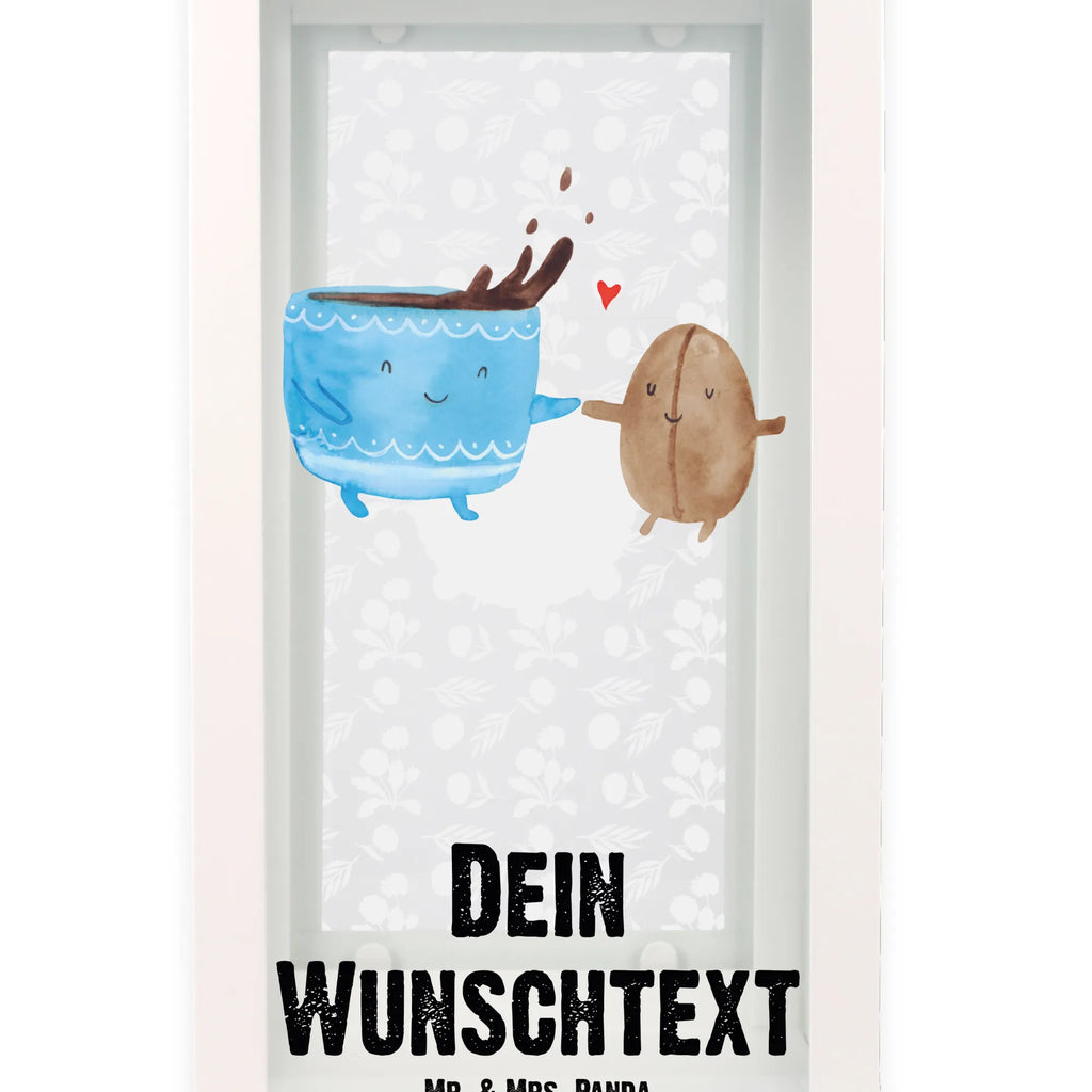 Personalisierte Deko Laterne Kaffee Bohne Gartenlampe, Gartenleuchte, Gartendekoration, Gartenlicht, Laterne kleine Laternen, XXL Laternen, Laterne groß, Tiermotive, Gute Laune, lustige Sprüche, Tiere, Kaffee, Kaffeebohne, Genuss, Zufriedenheit, Glück