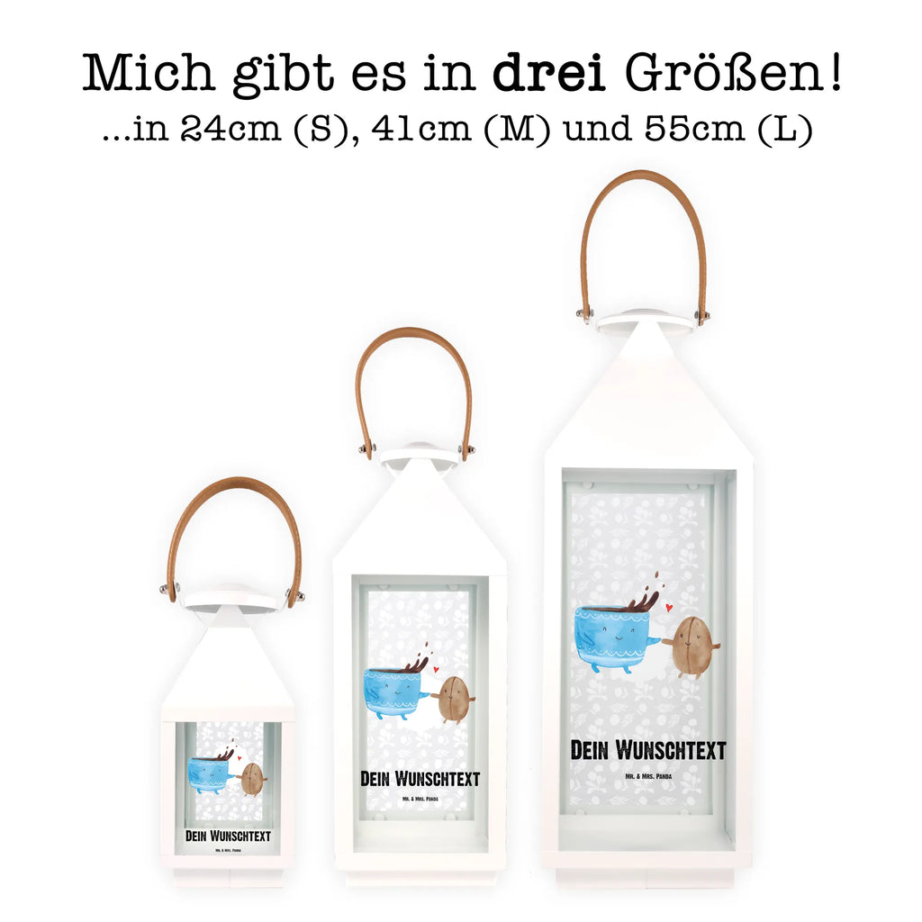 Personalisierte Deko Laterne Kaffee Bohne Gartenlampe, Gartenleuchte, Gartendekoration, Gartenlicht, Laterne kleine Laternen, XXL Laternen, Laterne groß, Tiermotive, Gute Laune, lustige Sprüche, Tiere, Kaffee, Kaffeebohne, Genuss, Zufriedenheit, Glück