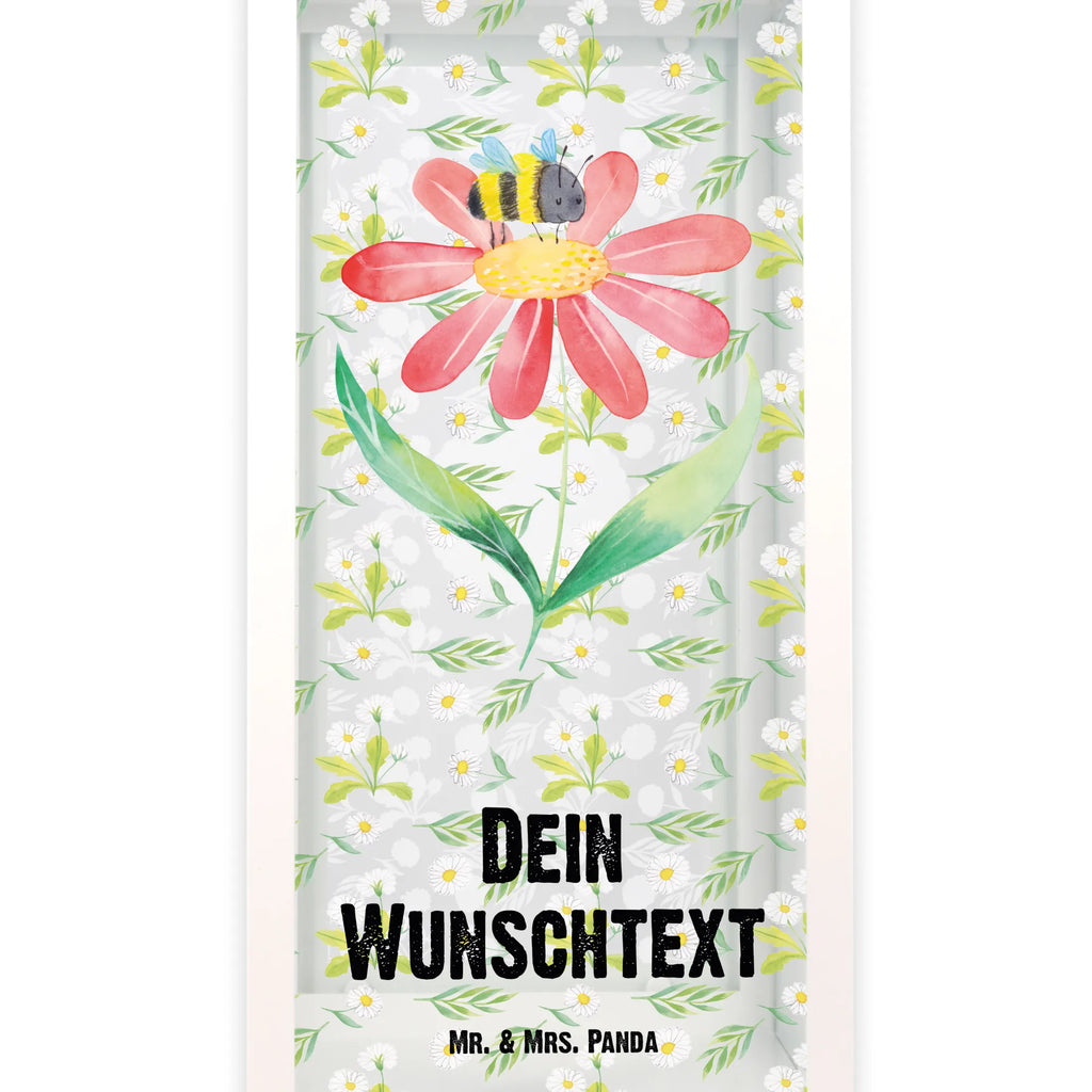 Personalisierte Deko Laterne Hummel Blume Gartenlampe, Gartenleuchte, Gartendekoration, Gartenlicht, Laterne kleine Laternen, XXL Laternen, Laterne groß, Tiermotive, Gute Laune, lustige Sprüche, Tiere, Hummel, Blume, Wespe, Flauschig, Natur, Feld, Hummeln, Biene