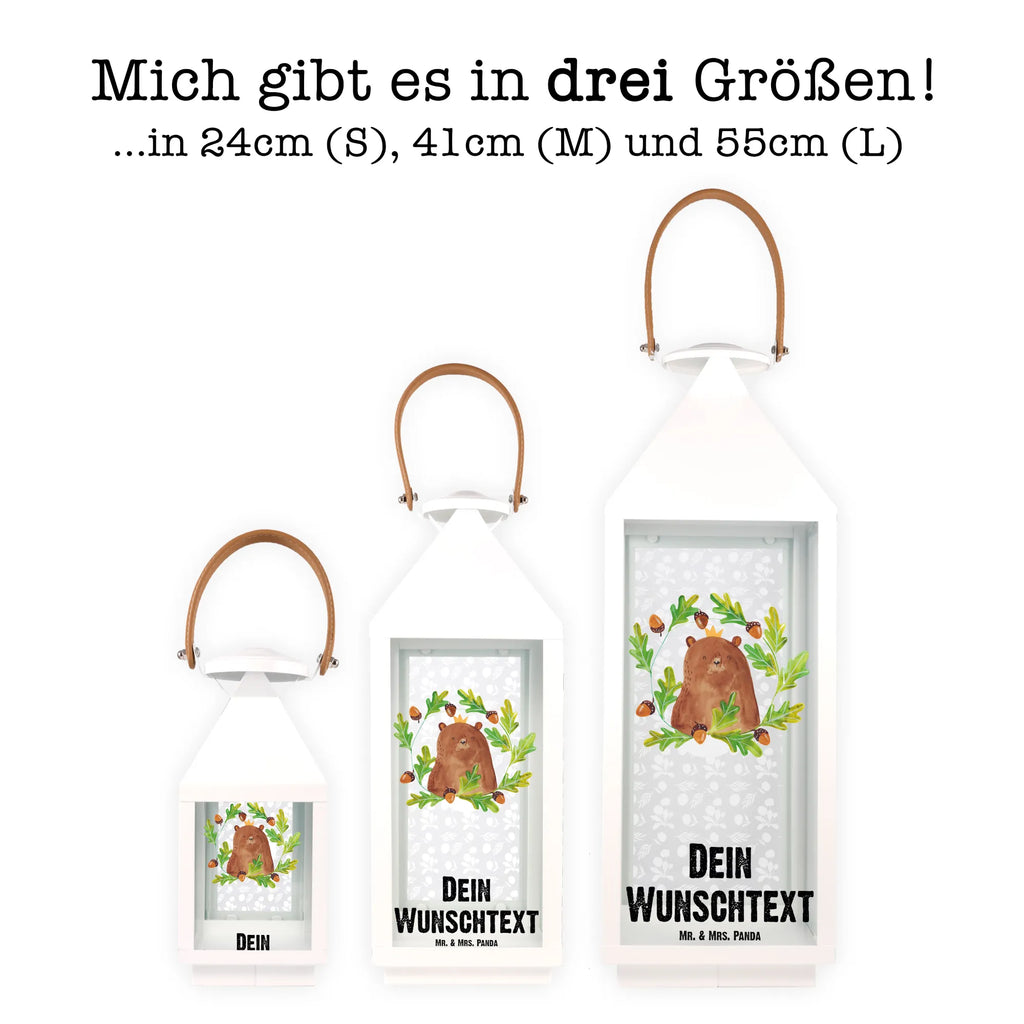 Personalisierte Deko Laterne Bär König Gartenlampe, Gartenleuchte, Gartendekoration, Gartenlicht, Laterne kleine Laternen, XXL Laternen, Laterne groß, Bär, Teddy, Teddybär, Papa, Papa Bär, bester Vater, bester Papa, weltbester Papa, Vatertag, Vater, Dad, Daddy, Papi