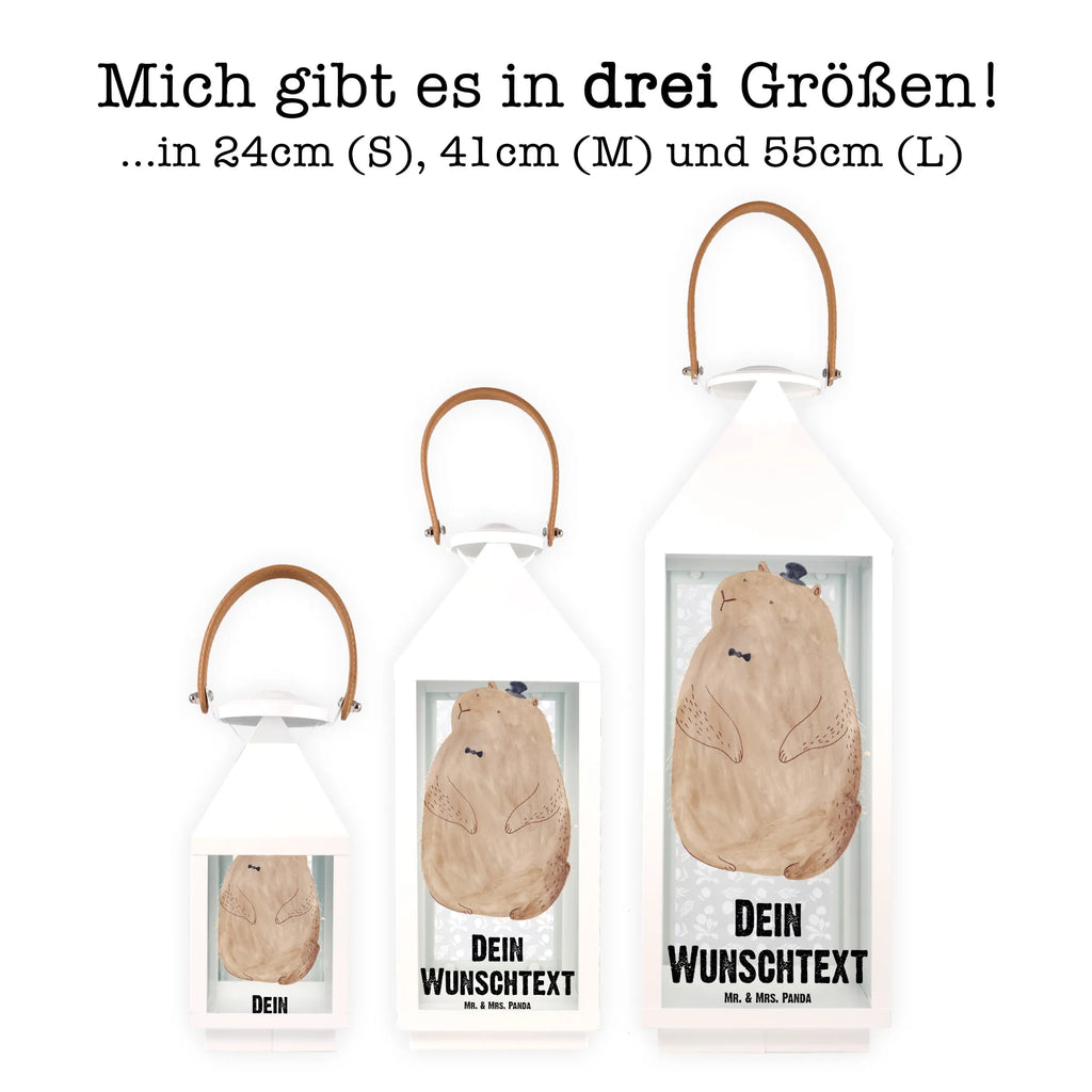 Personalisierte Deko Laterne Murmeltier Gartenlampe, Gartenleuchte, Gartendekoration, Gartenlicht, Laterne kleine Laternen, XXL Laternen, Laterne groß, Tiermotive, Gute Laune, lustige Sprüche, Tiere, Murmeltier, Knigge, Fröhlichkeit, Freundlichkeit, Respekt, Anstand