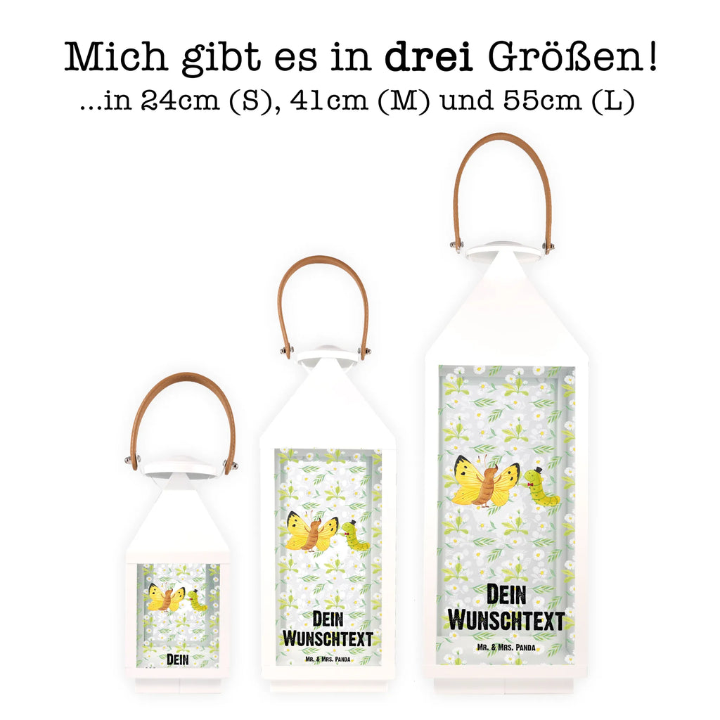 Personalisierte Deko Laterne Raupe & Schmetterling Gartenlampe, Gartenleuchte, Gartendekoration, Gartenlicht, Laterne kleine Laternen, XXL Laternen, Laterne groß, Tiermotive, Gute Laune, lustige Sprüche, Tiere, Raupe, Schmetterling, Zitronenfalter, Entwicklung, Erwachsen werden, Kokon, Hut, Hütchen, Schönheit, Aufwachsen