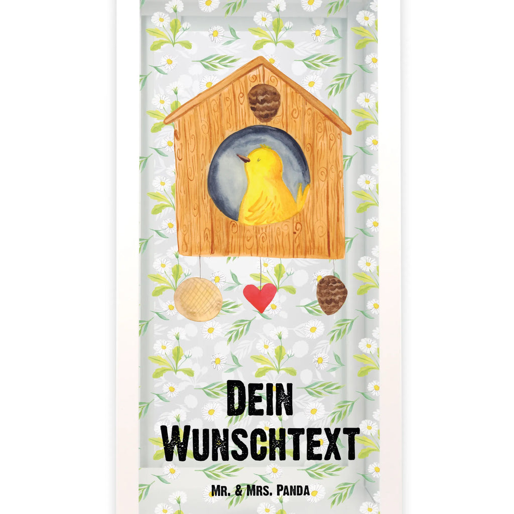 Personalisierte Deko Laterne Vogelhaus sweet Home Gartenlampe, Gartenleuchte, Gartendekoration, Gartenlicht, Laterne kleine Laternen, XXL Laternen, Laterne groß, Tiermotive, Gute Laune, lustige Sprüche, Tiere, Vogelhaus, Vogel, Home sweet Home, Einzug, Umzug, Geschenk, Einzugsgeschenk, Hausbau, Haus