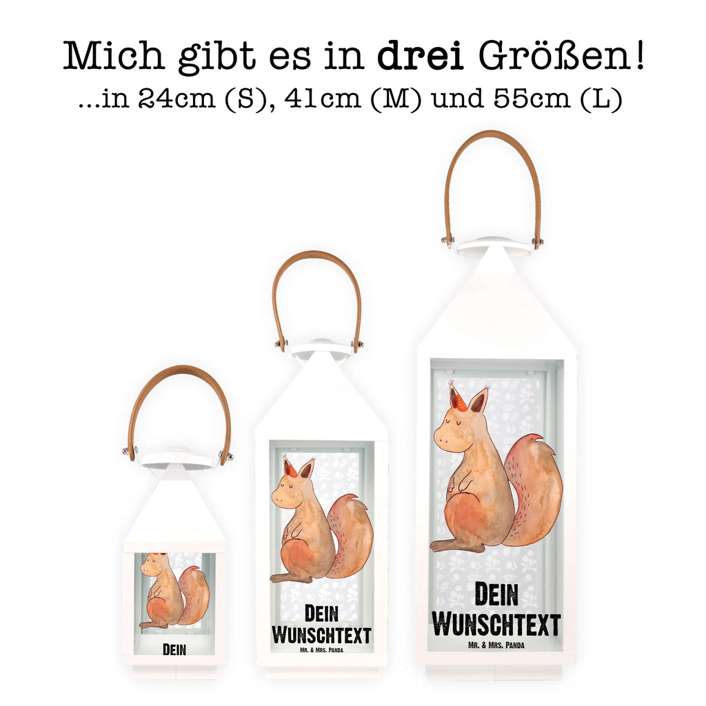 Personalisierte Deko Laterne Einhörnchen Glaube Gartenlampe, Gartenleuchte, Gartendekoration, Gartenlicht, Laterne kleine Laternen, XXL Laternen, Laterne groß, Einhorn, Einhörner, Einhorn Deko, Unicorn, Einhörnchen, Eichhörnchen, Eichhorn