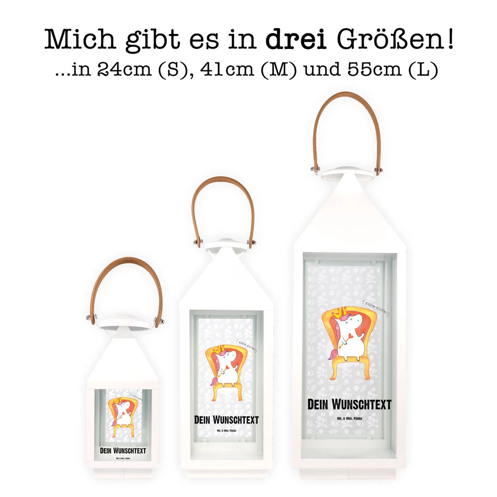 Personalisierte Deko Laterne Einhorn König Gartenlampe, Gartenleuchte, Gartendekoration, Gartenlicht, Laterne kleine Laternen, XXL Laternen, Laterne groß, Einhorn, Einhörner, Einhorn Deko, Pegasus, Unicorn, König, Präsident, Bundeskanzler, Herrscher, Kaiser, Prinzessin, Krone