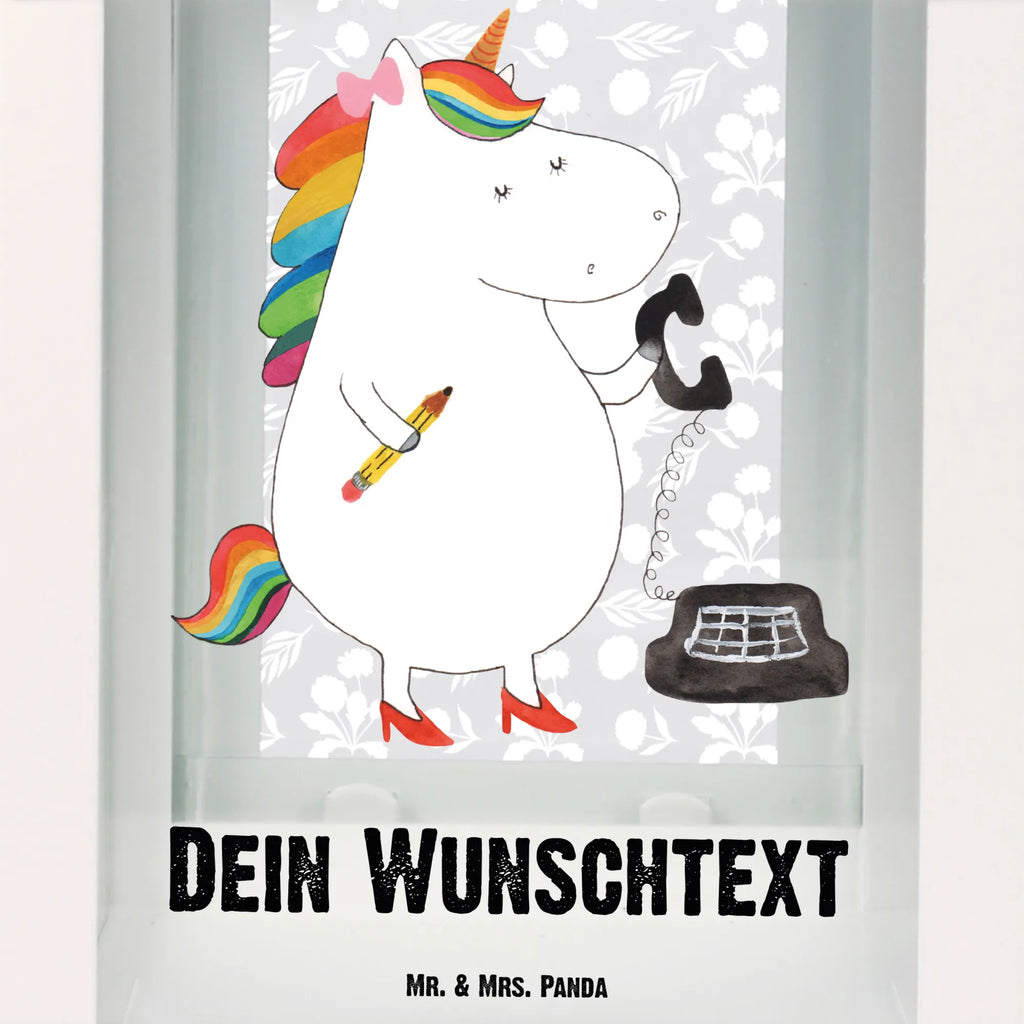 Personalisierte Deko Laterne Einhorn Sekretärin Gartenlampe, Gartenleuchte, Gartendekoration, Gartenlicht, Laterne kleine Laternen, XXL Laternen, Laterne groß, Einhorn, Einhörner, Einhorn Deko, Pegasus, Unicorn, Sekretärin, Büro, Rechtsanwältin, Rechtsanwaltsgehilfin, Steuerbüro, Steuerkanzlei, Bürokraft, Bürohilfe