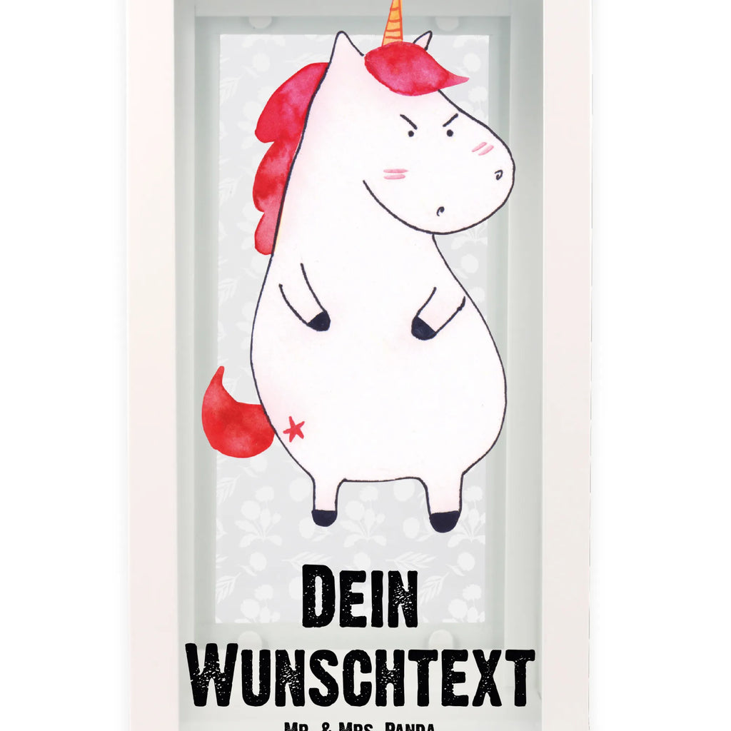 Personalisierte Deko Laterne Einhorn wütend Gartenlampe, Gartenleuchte, Gartendekoration, Gartenlicht, Laterne kleine Laternen, XXL Laternen, Laterne groß, Einhorn, Einhörner, Einhorn Deko, Pegasus, Unicorn, Realität, Ansage, lustlos, nein, Büro, Arbeit, wütend, dumme Fragen, lustig, Spaß, Geschenk