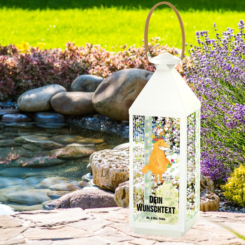 Personalisierte Deko Laterne Fuchs Blumenliebe Gartenlampe, Gartenleuchte, Gartendekoration, Gartenlicht, Laterne kleine Laternen, XXL Laternen, Laterne groß, Fuchs, Füchse, Fox, Liebe, Freundin, Fuchsmädchen, Blumenmädchen, Freundinnen, Liebesbeweis, Blume, Blumen, Motivation, Freude, ich, mich, Selbstliebe