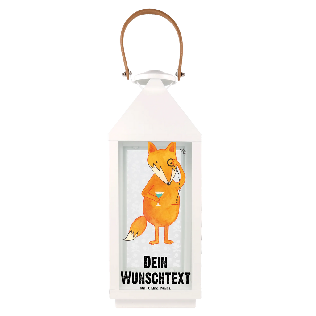 Personalisierte Deko Laterne Fuchs Lord Gartenlampe, Gartenleuchte, Gartendekoration, Gartenlicht, Laterne kleine Laternen, XXL Laternen, Laterne groß, Fuchs, Füchse, tröstende Worte, Spruch lustig, Liebeskummer Geschenk, Motivation Spruch, Problemlösung