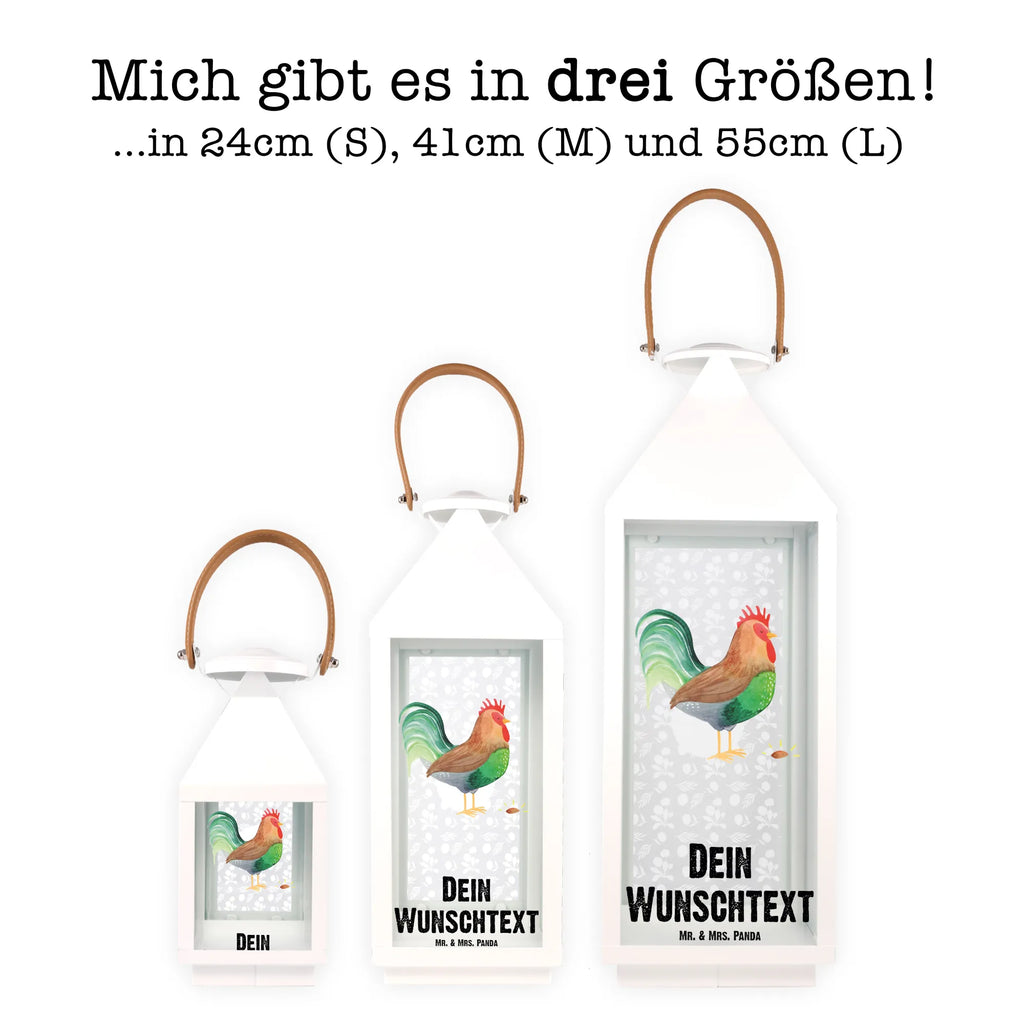 Personalisierte Deko Laterne Hahn mit Korn Gartenlampe, Gartenleuchte, Gartendekoration, Gartenlicht, Laterne kleine Laternen, XXL Laternen, Laterne groß, Bauernhof, Hoftiere, Landwirt, Landwirtin, Hahn, Korn, Henne, Eier, Natur