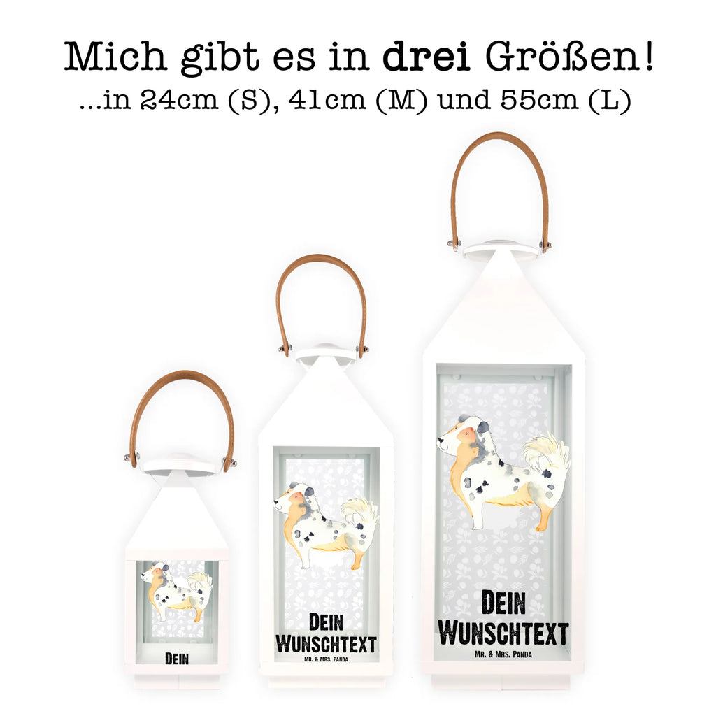 Personalisierte Deko Laterne Australien Shepherd Gartenlampe, Gartenleuchte, Gartendekoration, Gartenlicht, Laterne kleine Laternen, XXL Laternen, Laterne groß, Hund, Hundemotiv, Haustier, Hunderasse, Tierliebhaber, Hundebesitzer, Sprüche, Australien Shepherd, Shepherd, Hundeliebe, Familienhund, Spruch