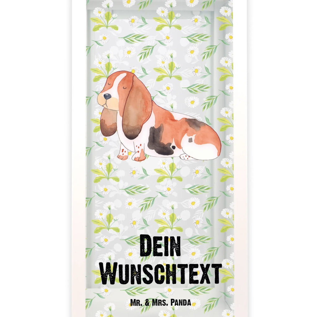 Personalisierte Deko Laterne Hund Basset Hound Gartenlampe, Gartenleuchte, Gartendekoration, Gartenlicht, Laterne kleine Laternen, XXL Laternen, Laterne groß, Hund, Hundemotiv, Haustier, Hunderasse, Tierliebhaber, Hundebesitzer, Sprüche, Basset Hound, Basset, Hundeliebe, kinderlos