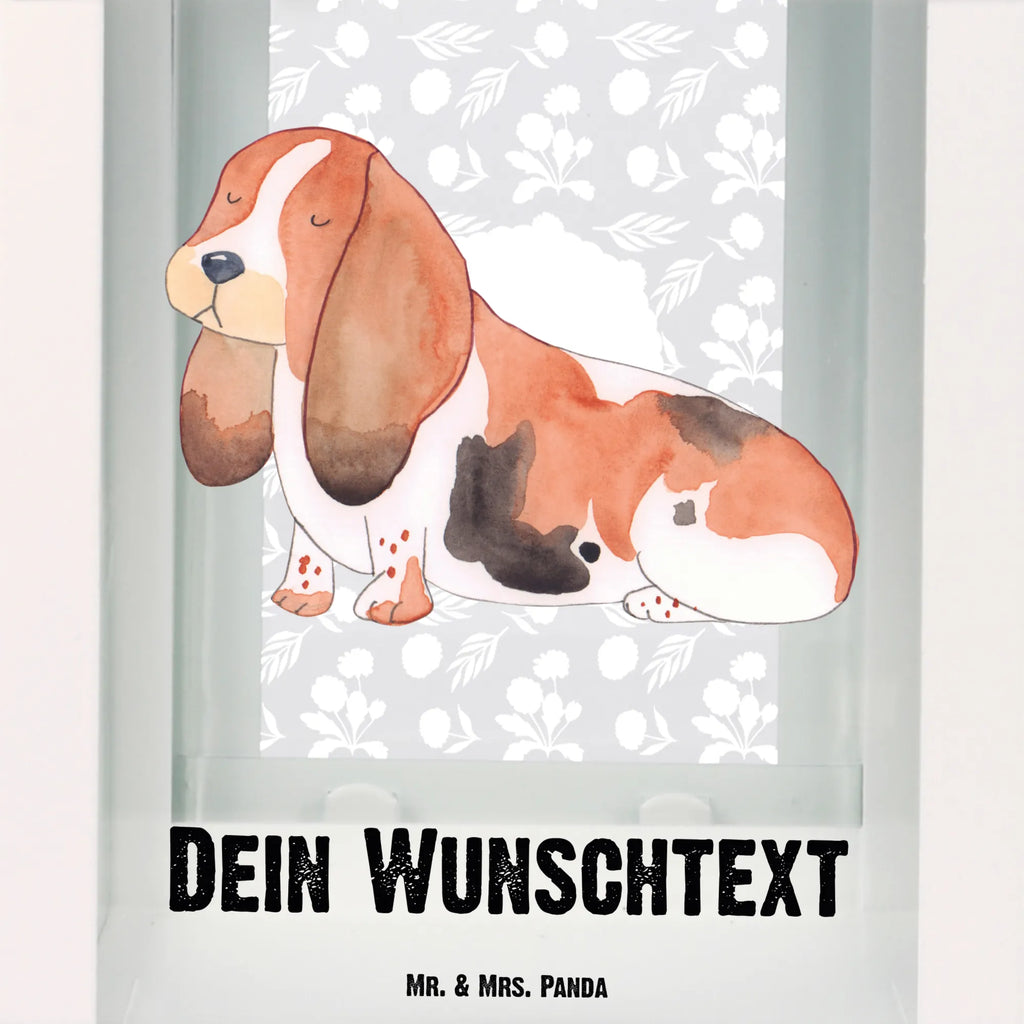 Personalisierte Deko Laterne Hund Basset Hound Gartenlampe, Gartenleuchte, Gartendekoration, Gartenlicht, Laterne kleine Laternen, XXL Laternen, Laterne groß, Hund, Hundemotiv, Haustier, Hunderasse, Tierliebhaber, Hundebesitzer, Sprüche, Basset Hound, Basset, Hundeliebe, kinderlos