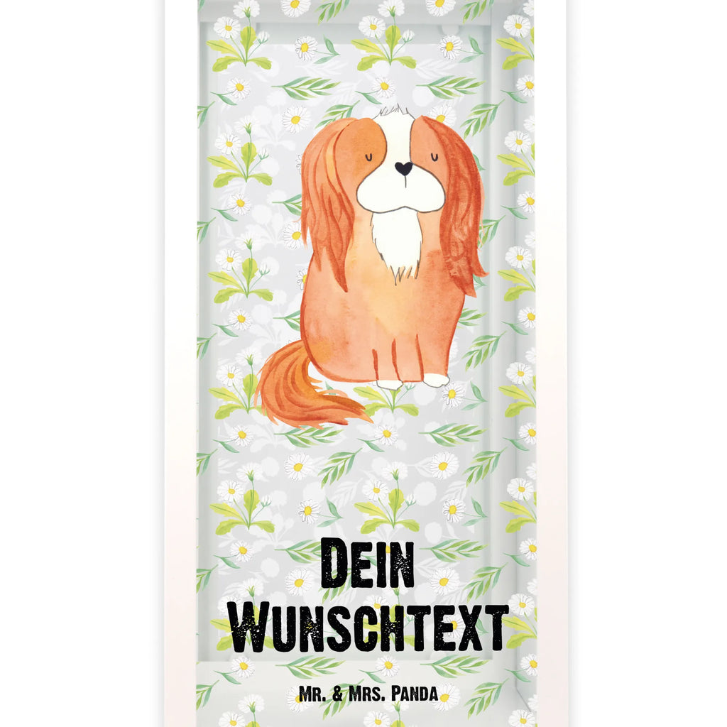 Personalisierte Deko Laterne Cavalier King Charles Spaniel Gartenlampe, Gartenleuchte, Gartendekoration, Gartenlicht, Laterne kleine Laternen, XXL Laternen, Laterne groß, Hund, Hundemotiv, Haustier, Hunderasse, Tierliebhaber, Hundebesitzer, Sprüche, Cavalier King Charles Spaniel, Cockerspaniel, Spaniel, Spruch, schönster Hund