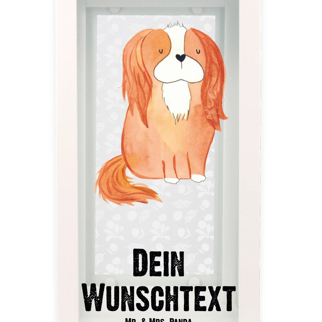 Personalisierte Deko Laterne Cavalier King Charles Spaniel Gartenlampe, Gartenleuchte, Gartendekoration, Gartenlicht, Laterne kleine Laternen, XXL Laternen, Laterne groß, Hund, Hundemotiv, Haustier, Hunderasse, Tierliebhaber, Hundebesitzer, Sprüche, Cavalier King Charles Spaniel, Cockerspaniel, Spaniel, Spruch, schönster Hund