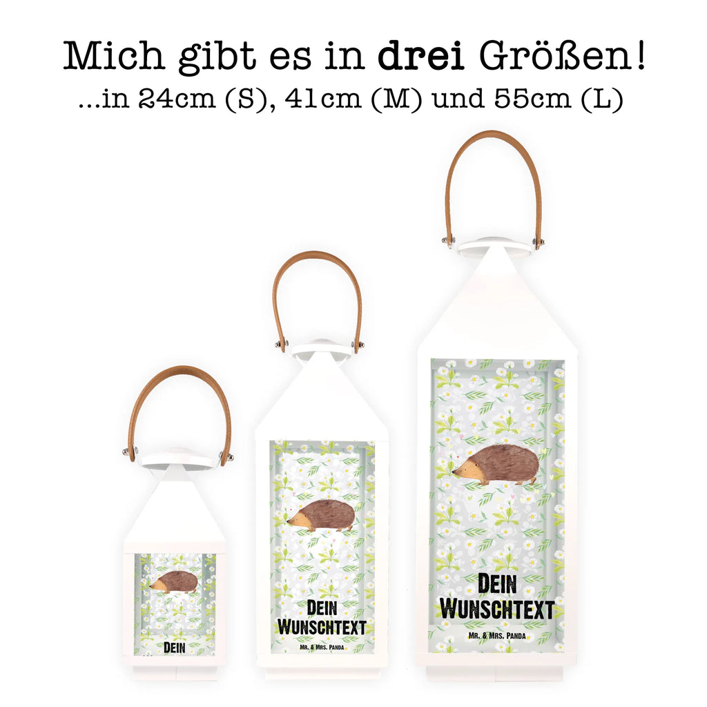 Personalisierte Deko Laterne Igel Herzen Gartenlampe, Gartenleuchte, Gartendekoration, Gartenlicht, Laterne kleine Laternen, XXL Laternen, Laterne groß, Tiermotive, Gute Laune, lustige Sprüche, Tiere, Liebe, Herz, Herzen, Igel, Vertrauen, Kuss, Leben