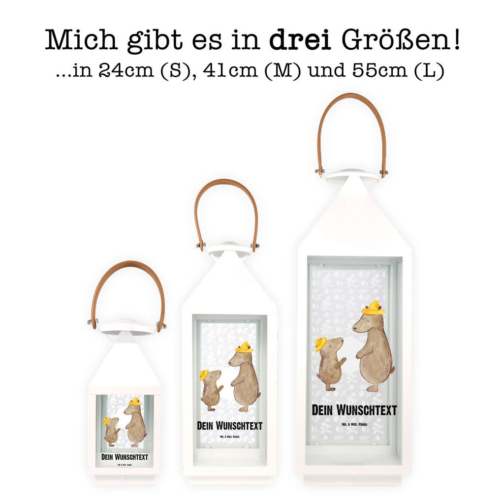 Personalisierte Deko Laterne Bären mit Hut Gartenlampe, Gartenleuchte, Gartendekoration, Gartenlicht, Laterne kleine Laternen, XXL Laternen, Laterne groß, Familie, Vatertag, Muttertag, Bruder, Schwester, Mama, Papa, Oma, Opa, Bär, Bären, Vater, Papi, Paps, Dad, Daddy, Lieblingsmensch, Sohn, Söhne, Kind, Kinder, Vater-Sohn, Family, Vorbild