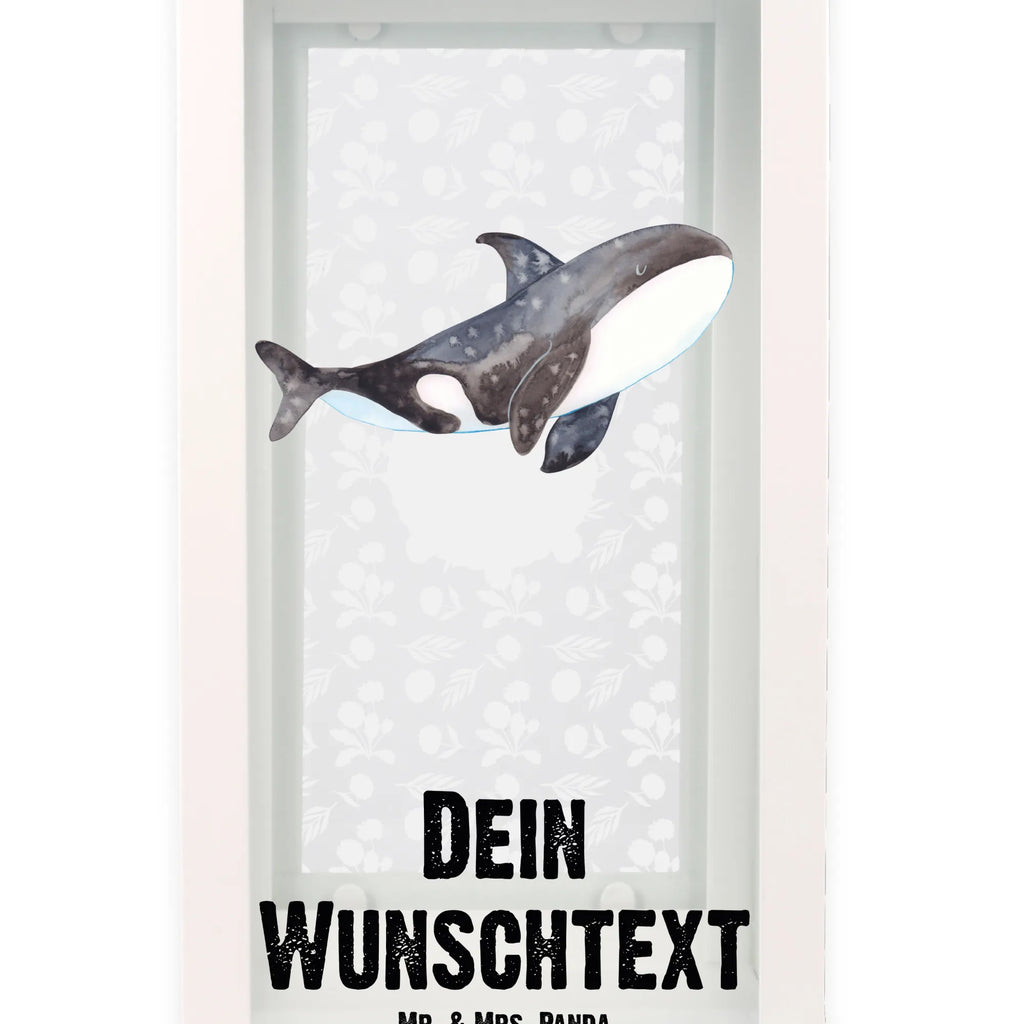 Personalisierte Deko Laterne Orca Gartenlampe, Gartenleuchte, Gartendekoration, Gartenlicht, Laterne kleine Laternen, XXL Laternen, Laterne groß, Meerestiere, Meer, Urlaub, Orca, Orcas, Killerwal, Wal, Möglichkeiten, Büro, Arbeit, Motivation, Selbstliebe, Neustart, Startup