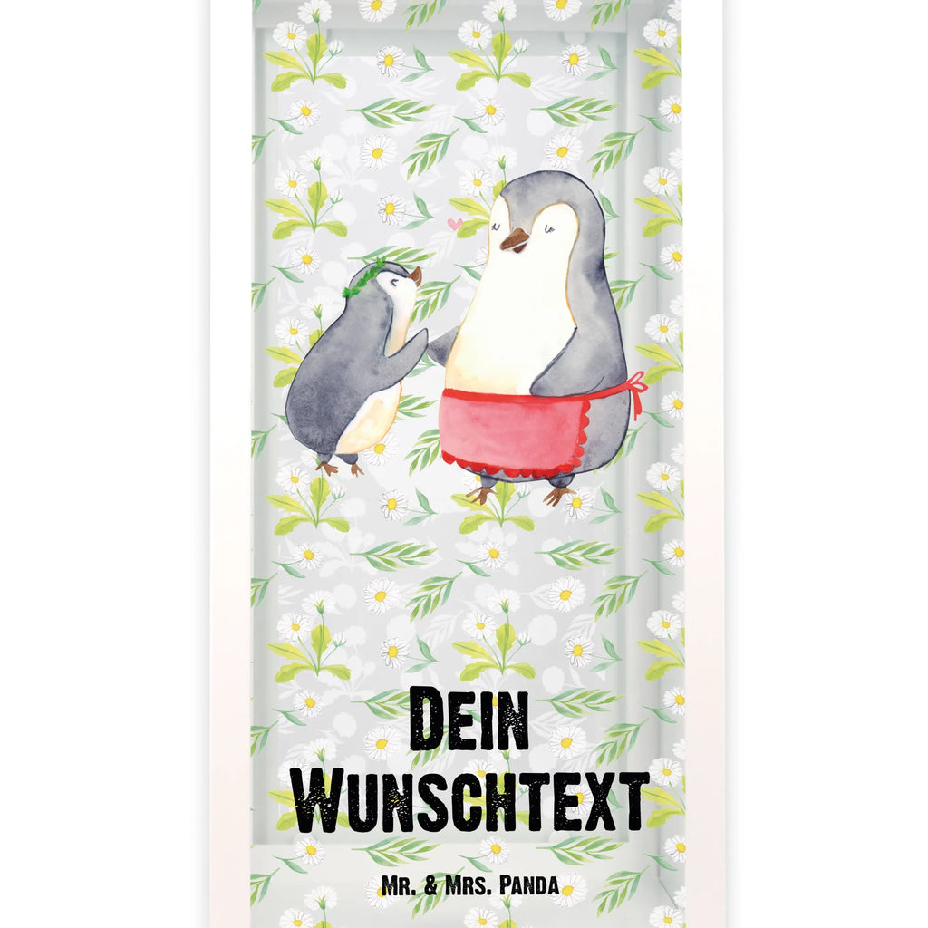 Personalisierte Deko Laterne Pinguin mit Kind Gartenlampe, Gartenleuchte, Gartendekoration, Gartenlicht, Laterne kleine Laternen, XXL Laternen, Laterne groß, Familie, Vatertag, Muttertag, Bruder, Schwester, Mama, Papa, Oma, Opa, Geschenk, Mami, Mutti, Mutter, Geburststag