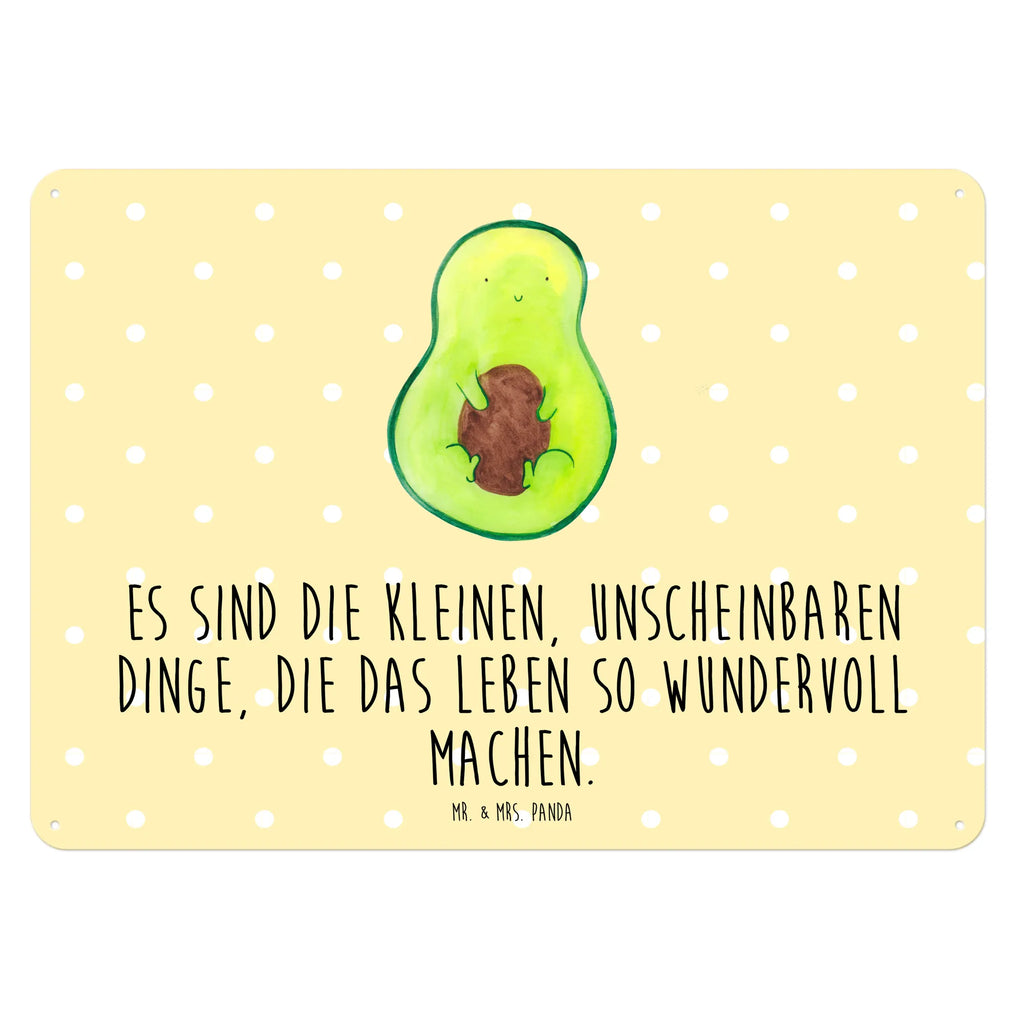 Blechschild Avocado Kern Blechschild, Metallschild, Geschenk Schild, Schild, Magnet-Metall-Schild, Deko Schild, Wandschild, Wand-Dekoration, Türschild, Avocado, Veggie, Vegan, Gesund, Avokado, Avocadokern, Kern, Pflanze, Spruch Leben