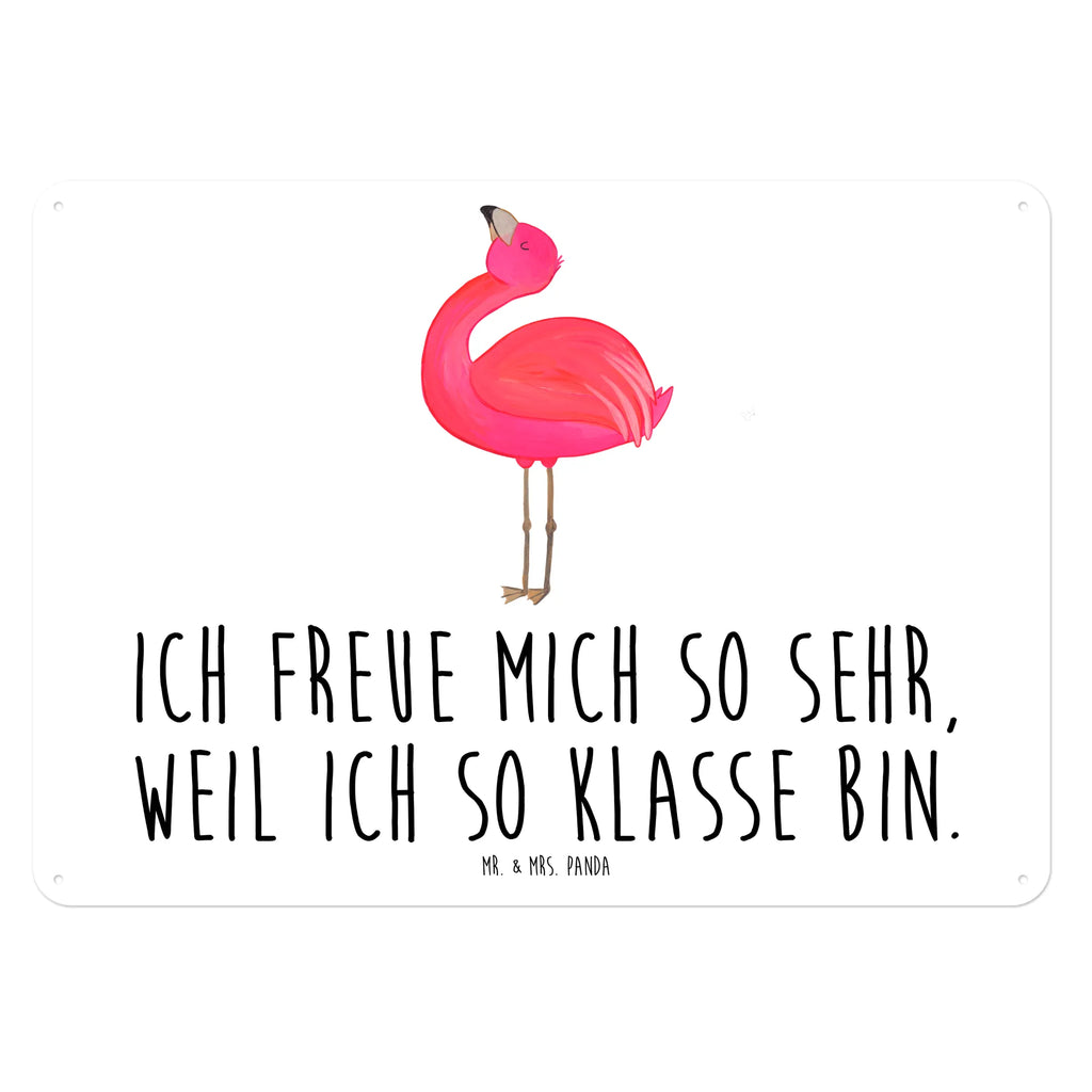 Blechschild Flamingo Stolz Blechschild, Metallschild, Geschenk Schild, Schild, Magnet-Metall-Schild, Deko Schild, Wandschild, Wand-Dekoration, Türschild, Flamingo, stolz, Freude, Selbstliebe, Selbstakzeptanz, Freundin, beste Freundin, Tochter, Mama, Schwester