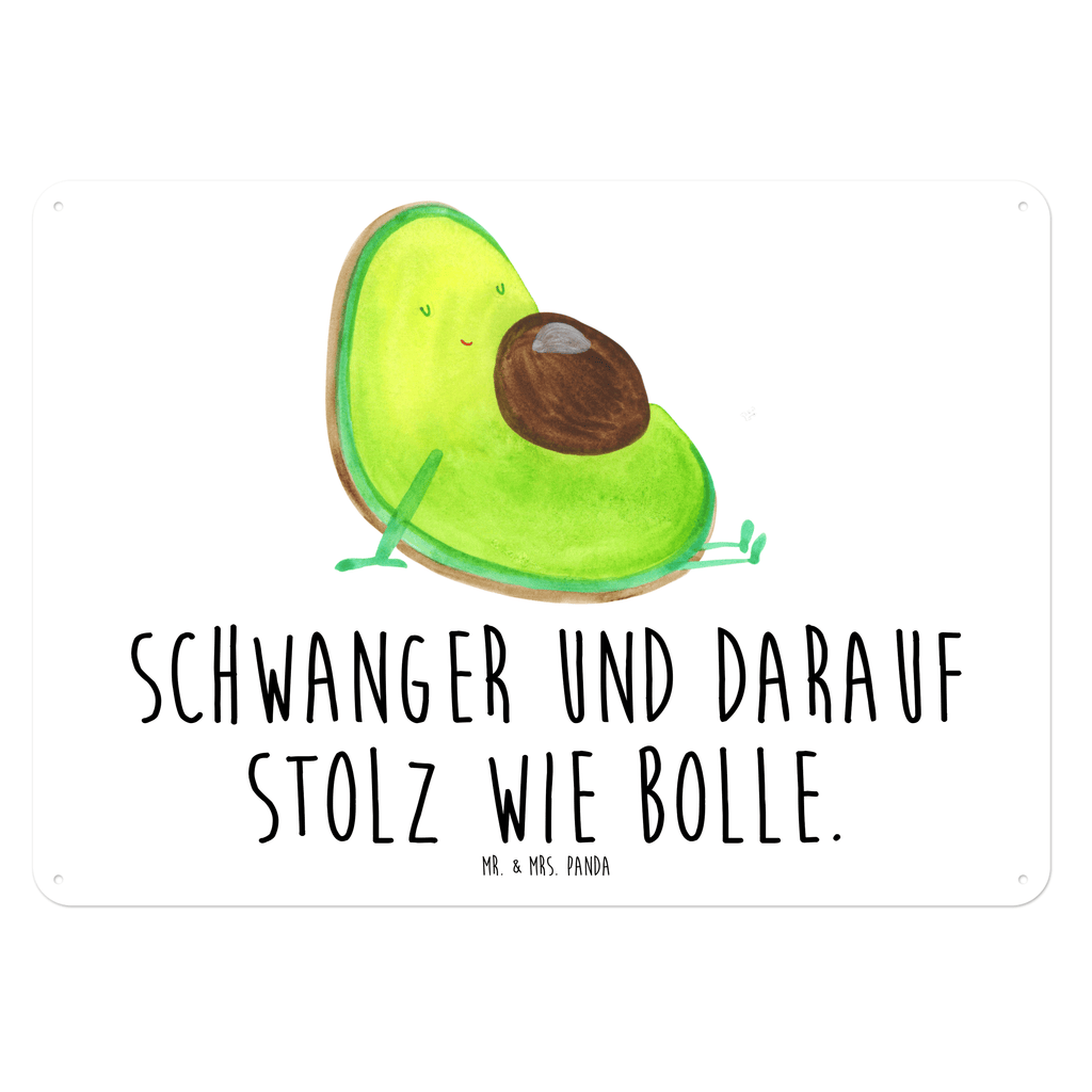 Blechschild Avocado Schwangerschaft Blechschild, Metallschild, Geschenk Schild, Schild, Magnet-Metall-Schild, Deko Schild, Wandschild, Wand-Dekoration, Türschild, Avocado, Veggie, Vegan, Gesund, schwanger, Schwangerschaft, Babyparty, Babyshower