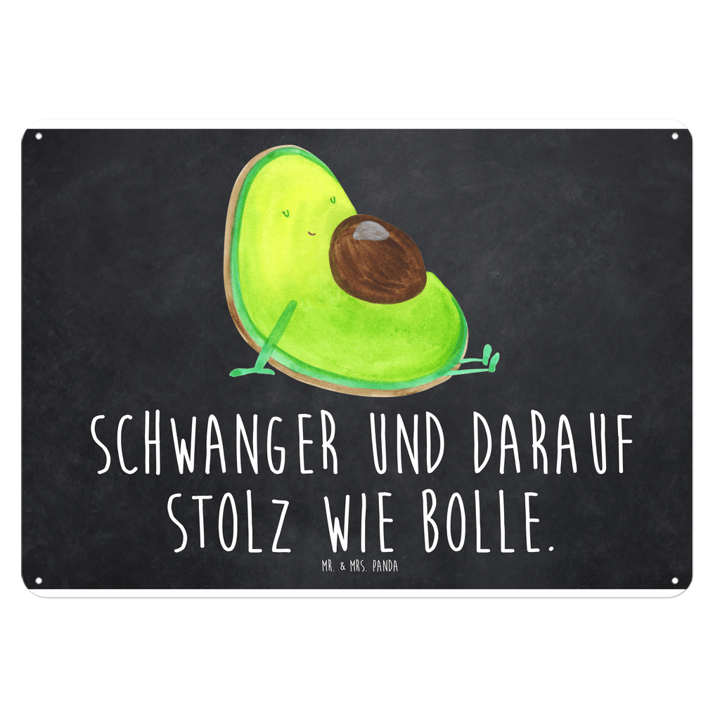 Blechschild Avocado Schwangerschaft Blechschild, Metallschild, Geschenk Schild, Schild, Magnet-Metall-Schild, Deko Schild, Wandschild, Wand-Dekoration, Türschild, Avocado, Veggie, Vegan, Gesund, schwanger, Schwangerschaft, Babyparty, Babyshower