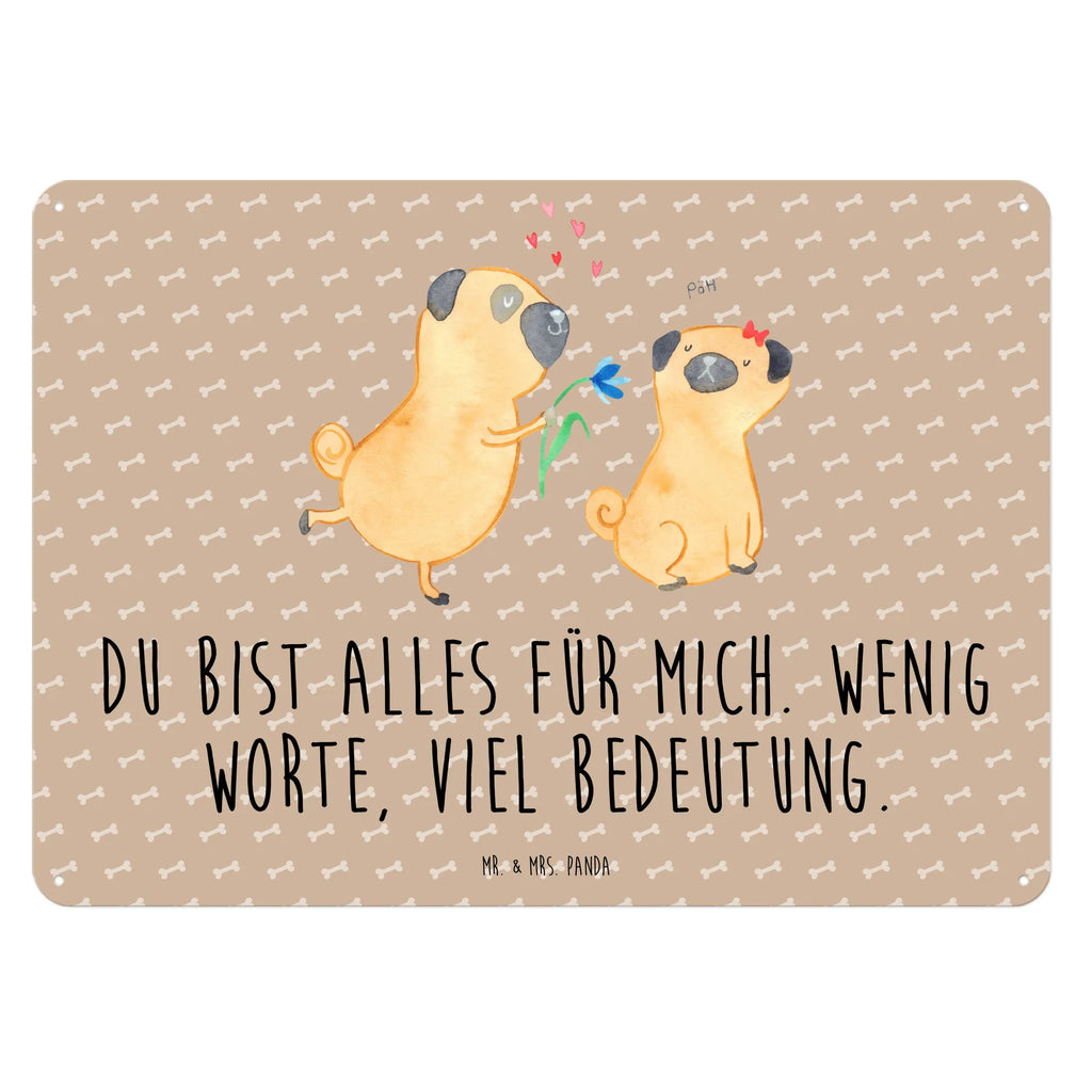 Blechschild Mops Verliebt Blechschild, Metallschild, Geschenk Schild, Schild, Magnet-Metall-Schild, Deko Schild, Wandschild, Wand-Dekoration, Türschild, Hund, Hundemotiv, Haustier, Hunderasse, Tierliebhaber, Hundebesitzer, Sprüche, Mops, Möpse, Hundeliebe, verliebt, Liebe, Liebesspruch. Verlobt, Geschenk Freund, Partner