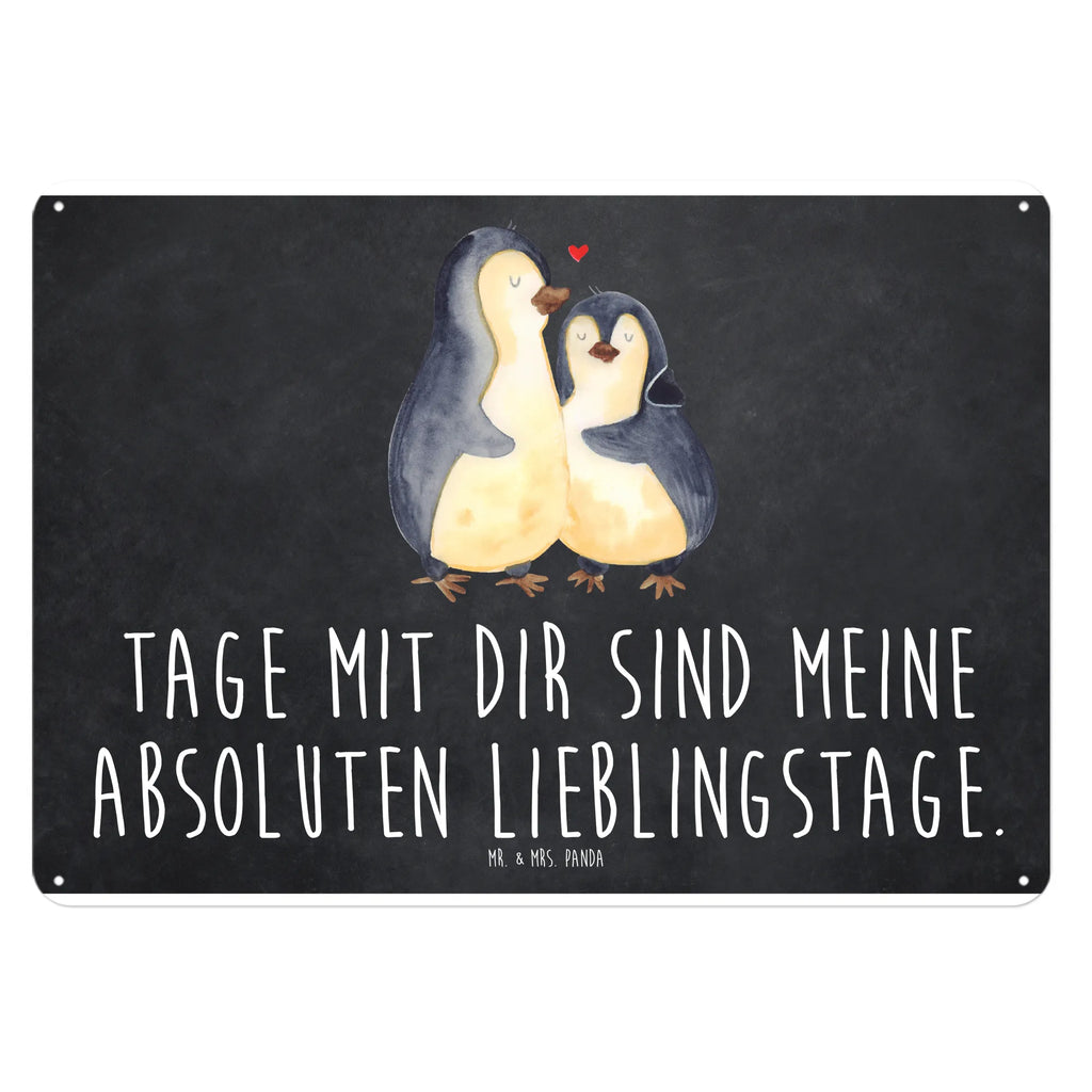 Blechschild Pinguin umarmend Blechschild, Metallschild, Geschenk Schild, Schild, Magnet-Metall-Schild, Deko Schild, Wandschild, Wand-Dekoration, Türschild, Pinguin, Liebe, Liebespaar, Liebesbeweis, Liebesgeschenk, Verlobung, Jahrestag, Hochzeitstag, Hochzeit, Hochzeitsgeschenk