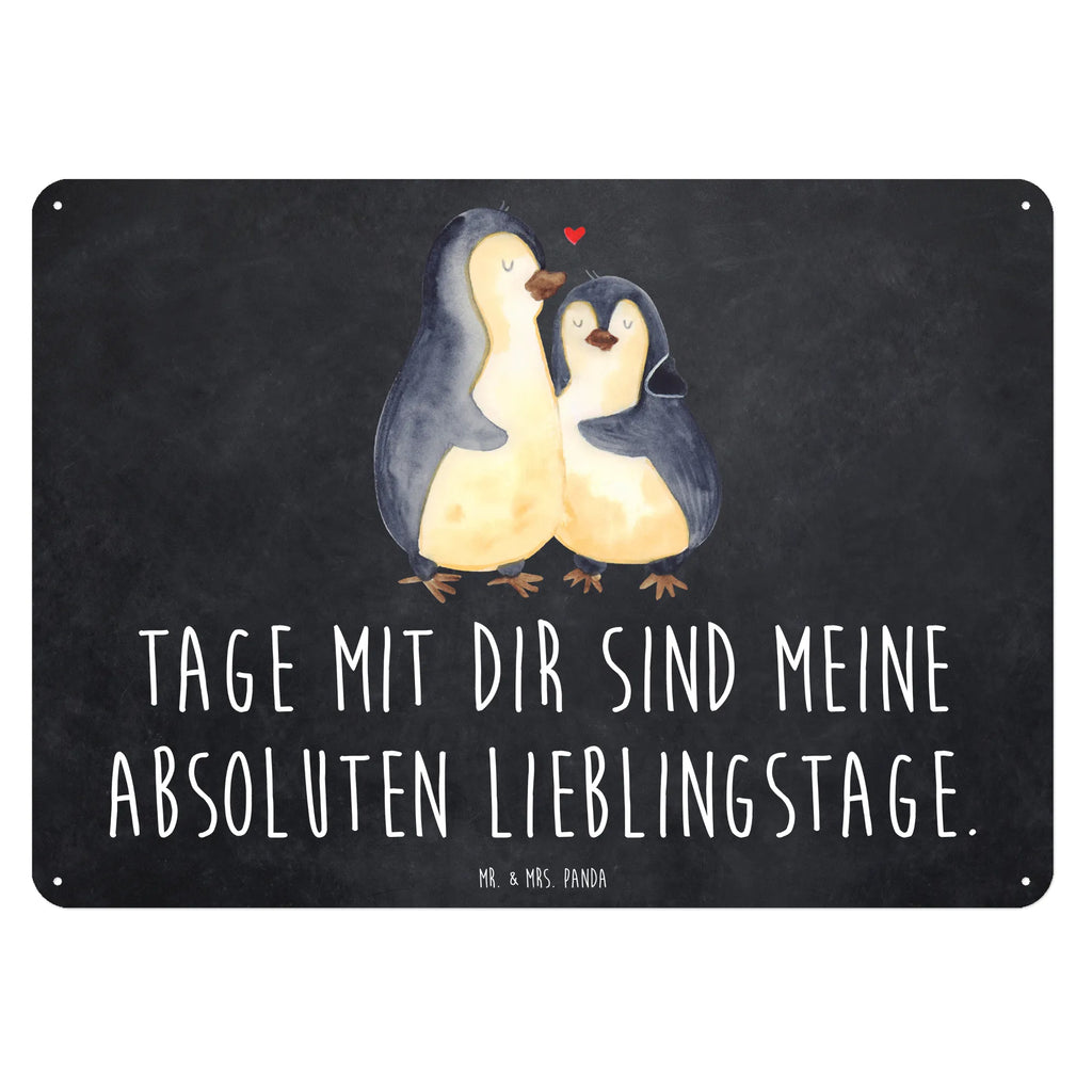 Blechschild Pinguin umarmend Blechschild, Metallschild, Geschenk Schild, Schild, Magnet-Metall-Schild, Deko Schild, Wandschild, Wand-Dekoration, Türschild, Pinguin, Liebe, Liebespaar, Liebesbeweis, Liebesgeschenk, Verlobung, Jahrestag, Hochzeitstag, Hochzeit, Hochzeitsgeschenk