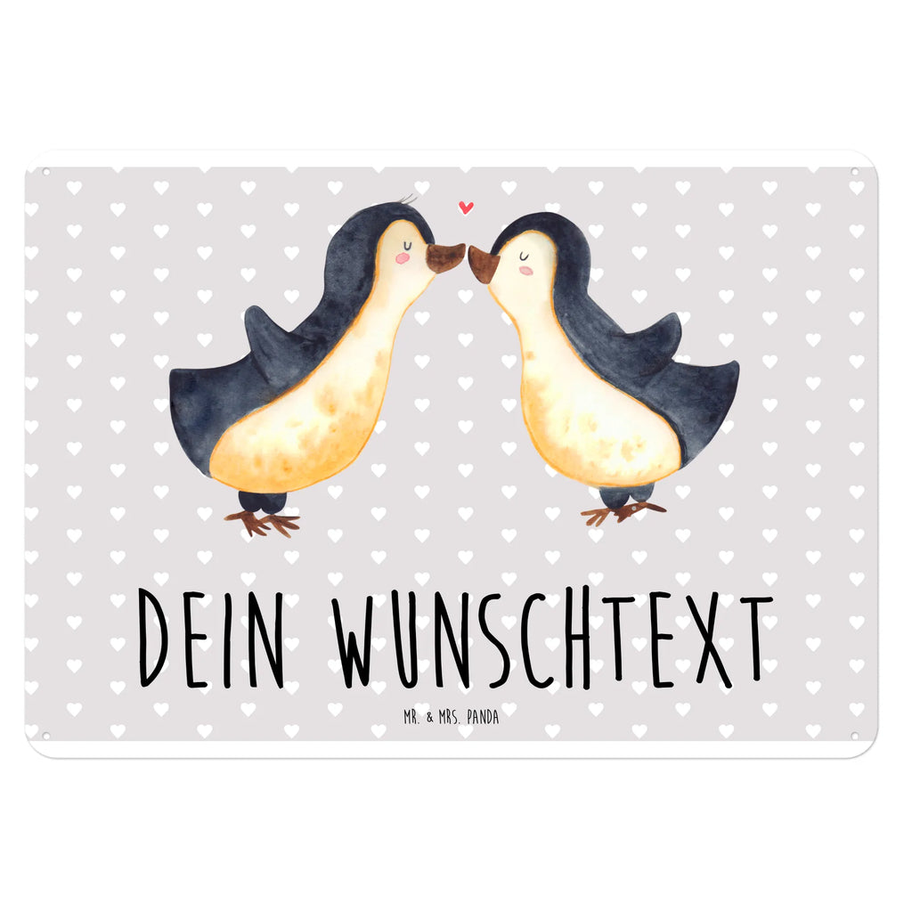 Personalisiertes Blechschild Pinguine Kuss Blechschild, Metallschild, Geschenk Schild, Schild, Magnet-Metall-Schild, Deko Schild, Wandschild, Wand-Dekoration, Türschild, Liebe, Partner, Freund, Freundin, Ehemann, Ehefrau, Heiraten, Verlobung, Heiratsantrag, Liebesgeschenk, Jahrestag, Hocheitstag, Valentinstag, Geschenk für Frauen, Hochzeitstag, Mitbringsel, Geschenk für Freundin, Geschenk für Partner, Liebesbeweis, für Männer, für Ehemann