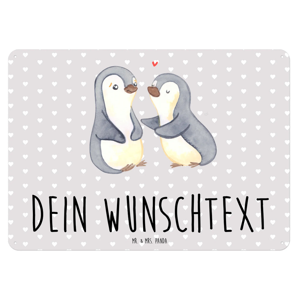 Personalisiertes Blechschild Pinguine trösten Blechschild, Metallschild, Geschenk Schild, Schild, Magnet-Metall-Schild, Deko Schild, Wandschild, Wand-Dekoration, Türschild, Liebe, Partner, Freund, Freundin, Ehemann, Ehefrau, Heiraten, Verlobung, Heiratsantrag, Liebesgeschenk, Jahrestag, Hocheitstag, Valentinstag, Geschenk für Frauen, Hochzeitstag, Mitbringsel, Geschenk für Freundin, Geschenk für Partner, Liebesbeweis, für Männer, für Ehemann