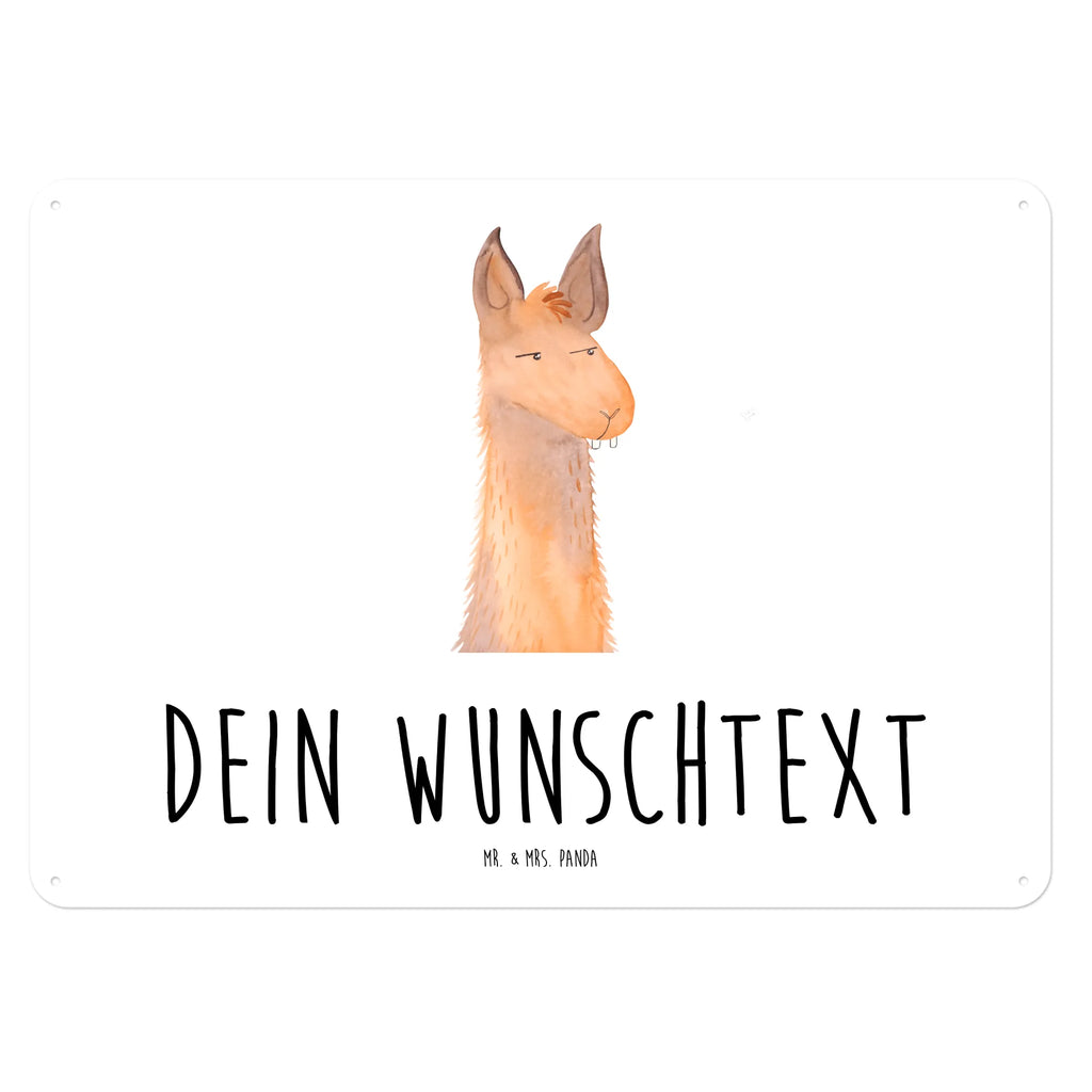 Personalisiertes Blechschild Lamakopf Genervt Blechschild, Metallschild, Geschenk Schild, Schild, Magnet-Metall-Schild, Deko Schild, Wandschild, Wand-Dekoration, Türschild, Lama, Alpaka, Lamas, Recht haben, genervt sein, Freundin, beste Freundin, Partnerin, Büro, Büroalltag, Chef, Chefin, Azubi