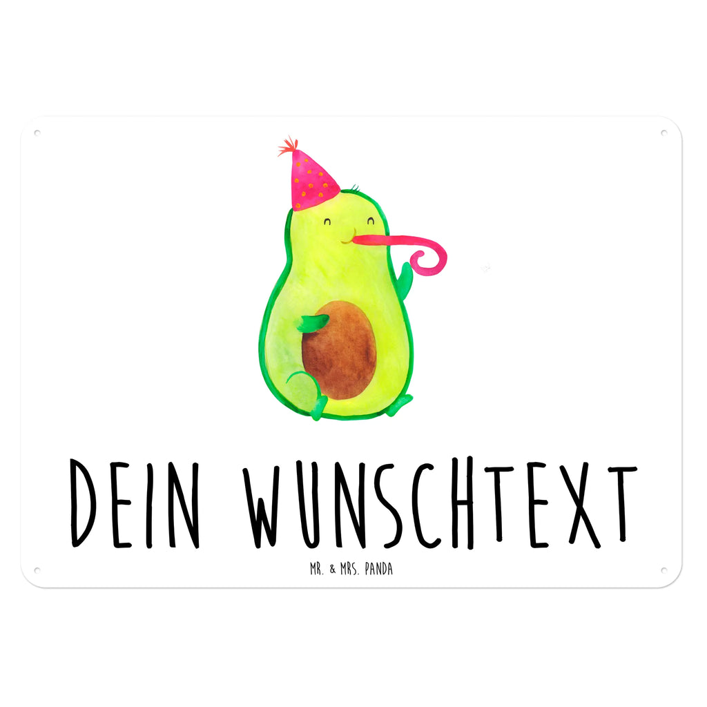 Personalisiertes Blechschild Avocado Birthday Blechschild, Metallschild, Geschenk Schild, Schild, Magnet-Metall-Schild, Deko Schild, Wandschild, Wand-Dekoration, Türschild, Avocado, Veggie, Vegan, Gesund