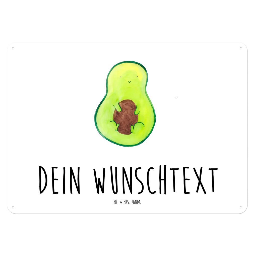 Personalisiertes Blechschild Avocado Kern Blechschild, Metallschild, Geschenk Schild, Schild, Magnet-Metall-Schild, Deko Schild, Wandschild, Wand-Dekoration, Türschild, Avocado, Veggie, Vegan, Gesund, Avokado, Avocadokern, Kern, Pflanze, Spruch Leben