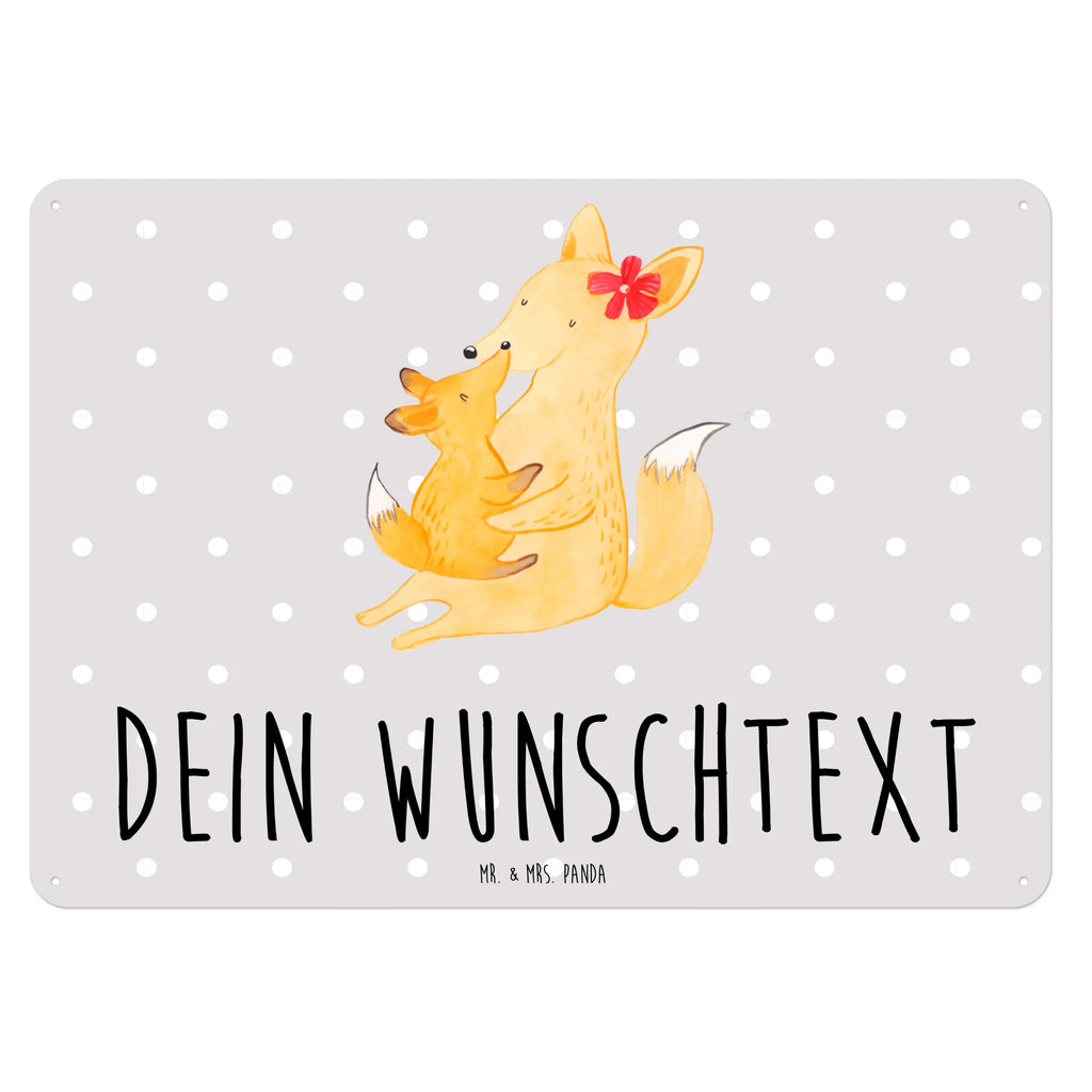 Personalisiertes Blechschild Fuchs Mama Blechschild, Metallschild, Geschenk Schild, Schild, Magnet-Metall-Schild, Deko Schild, Wandschild, Wand-Dekoration, Türschild, Familie, Vatertag, Muttertag, Bruder, Schwester, Mama, Papa, Oma, Opa, Mutter, Tochter, Lieblingstochter, Beste Tochter, Geschenk