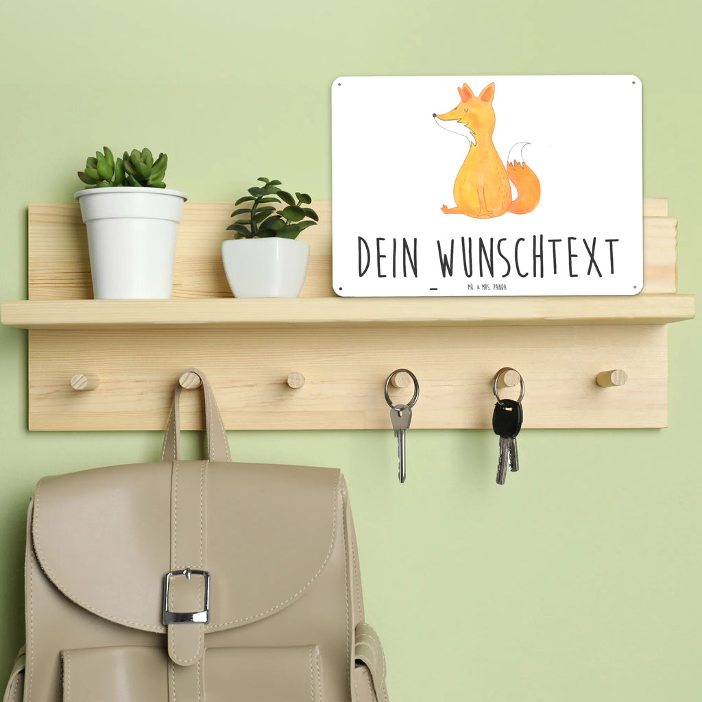 Personalisiertes Blechschild Einhorn Wunsch Blechschild, Metallschild, Geschenk Schild, Schild, Magnet-Metall-Schild, Deko Schild, Wandschild, Wand-Dekoration, Türschild, Einhorn, Einhörner, Einhorn Deko, Pegasus, Unicorn, Fuchs, Unicorns, Fuchshörnchen, Fuchshorn, Foxycorn, Füchse