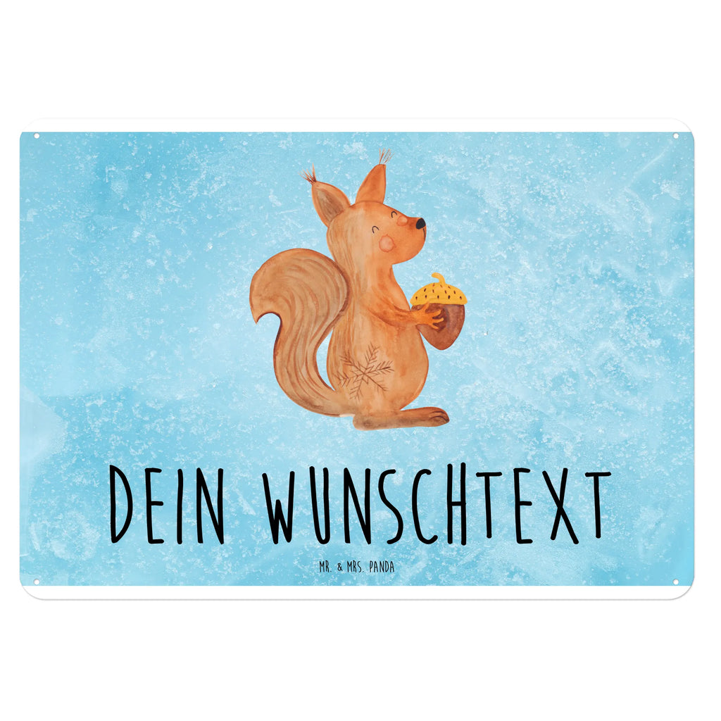 Personalisiertes Blechschild Eichhörnchen Weihnachten Blechschild, Metallschild, Geschenk Schild, Schild, Magnet-Metall-Schild, Deko Schild, Wandschild, Wand-Dekoration, Türschild, Winter, Weihnachten, Weihnachtsdeko, Nikolaus, Advent, Heiligabend, Wintermotiv, Frohe Weihnachten, Frohes neues Jahr, Guten Rutsch, Weihnachtsmotiv, Weihnachtsgruß, Neujahr, Vogel