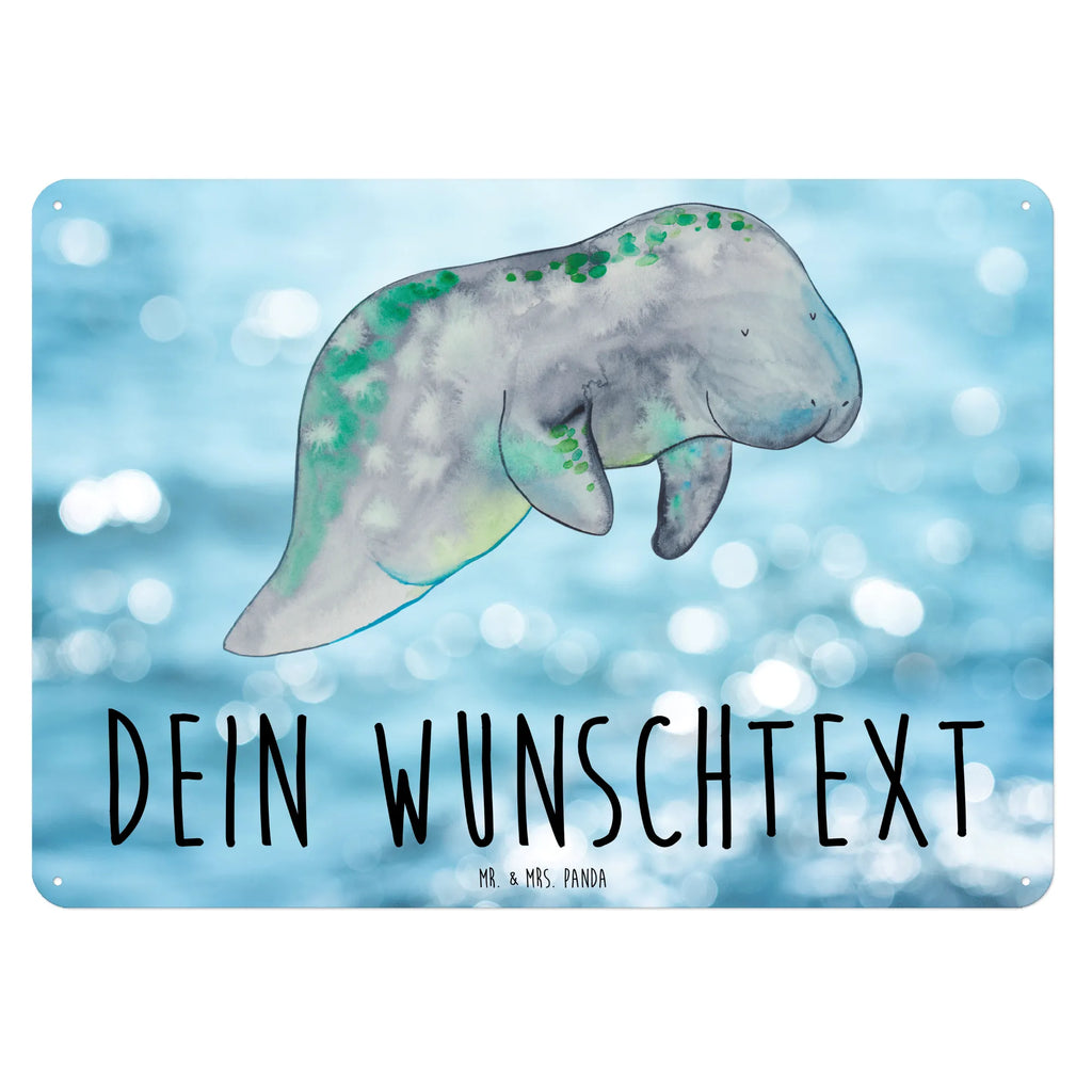 Personalisiertes Blechschild Seekuh Chillen Blechschild, Metallschild, Geschenk Schild, Schild, Magnet-Metall-Schild, Deko Schild, Wandschild, Wand-Dekoration, Türschild, Meerestiere, Meer, Urlaub, Seekuh, Seekühe, Diät, Abnehmen, Zucker, Diätwahn, Essen, Süßigkeiten