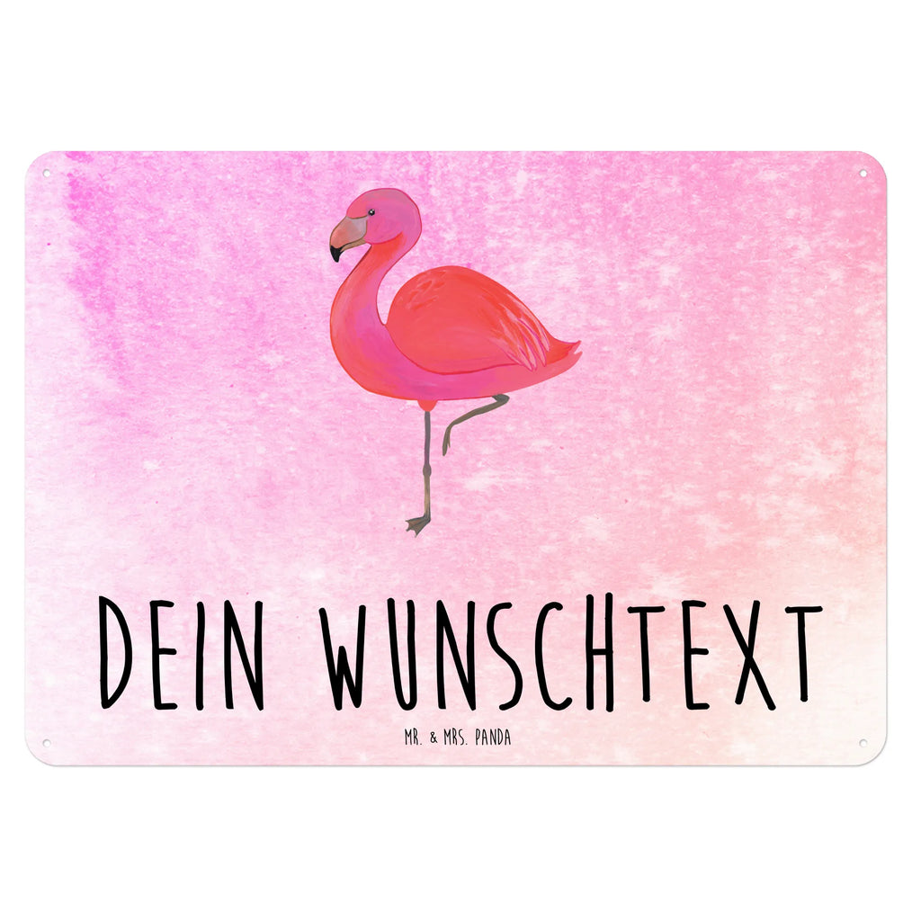 Personalisiertes Blechschild Flamingo classic Blechschild, Metallschild, Geschenk Schild, Schild, Magnet-Metall-Schild, Deko Schild, Wandschild, Wand-Dekoration, Türschild, Flamingo, Einzigartig, Selbstliebe, Stolz, ich, für mich, Spruch, Freundin, Freundinnen, Außenseiter, Sohn, Tochter, Geschwister