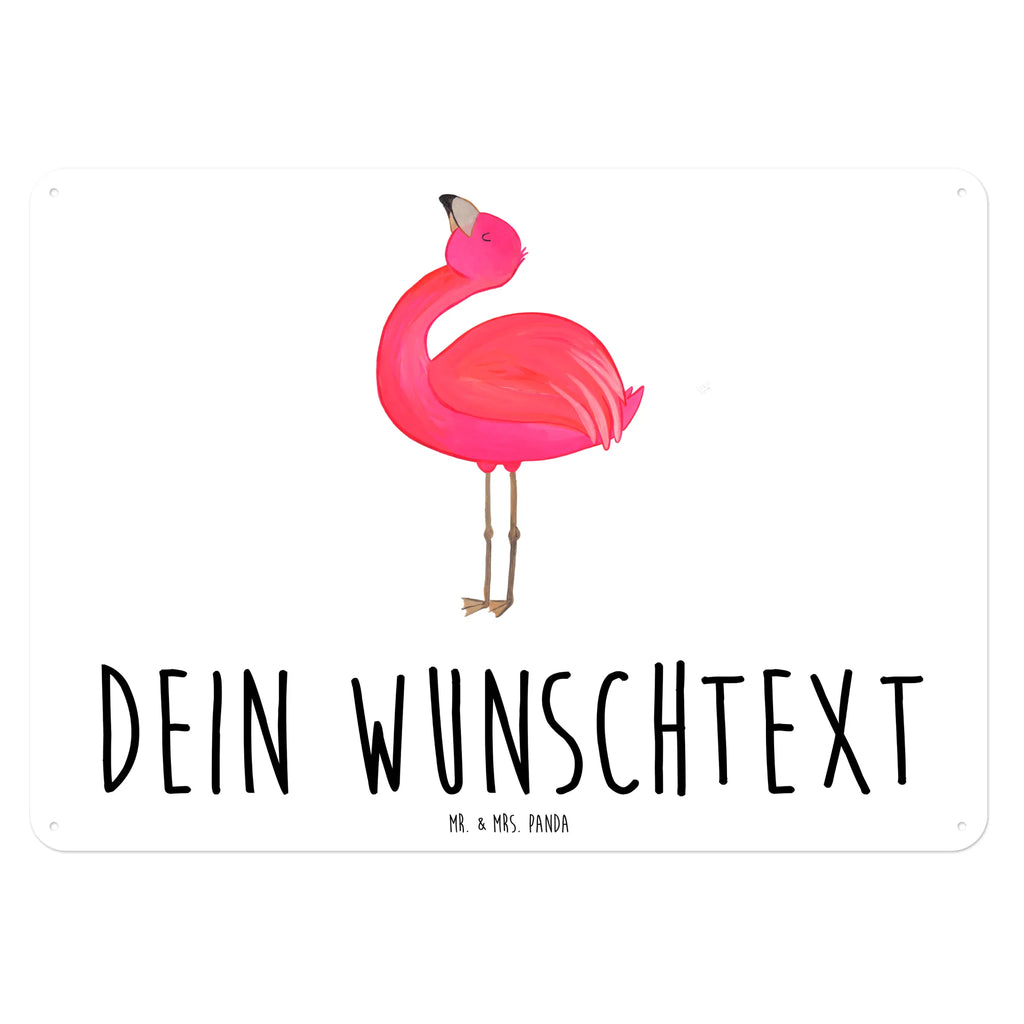 Personalisiertes Blechschild Flamingo stolz Blechschild, Metallschild, Geschenk Schild, Schild, Magnet-Metall-Schild, Deko Schild, Wandschild, Wand-Dekoration, Türschild, Flamingo, stolz, Freude, Selbstliebe, Selbstakzeptanz, Freundin, beste Freundin, Tochter, Mama, Schwester