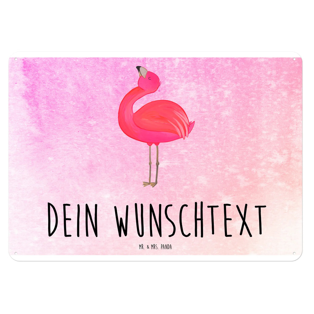 Personalisiertes Blechschild Flamingo stolz Blechschild, Metallschild, Geschenk Schild, Schild, Magnet-Metall-Schild, Deko Schild, Wandschild, Wand-Dekoration, Türschild, Flamingo, stolz, Freude, Selbstliebe, Selbstakzeptanz, Freundin, beste Freundin, Tochter, Mama, Schwester