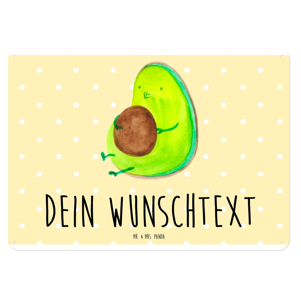 Personalisiertes Blechschild Avocado pfeift Blechschild, Metallschild, Geschenk Schild, Schild, Magnet-Metall-Schild, Deko Schild, Wandschild, Wand-Dekoration, Türschild, Avocado, Veggie, Vegan, Gesund, Diät, Abnehmen, Ernährung, dick sein