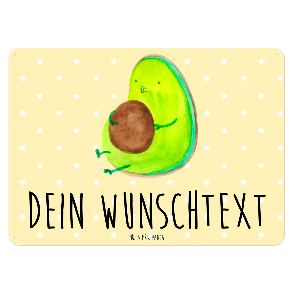 Personalisiertes Blechschild Avocado pfeift Blechschild, Metallschild, Geschenk Schild, Schild, Magnet-Metall-Schild, Deko Schild, Wandschild, Wand-Dekoration, Türschild, Avocado, Veggie, Vegan, Gesund, Diät, Abnehmen, Ernährung, dick sein