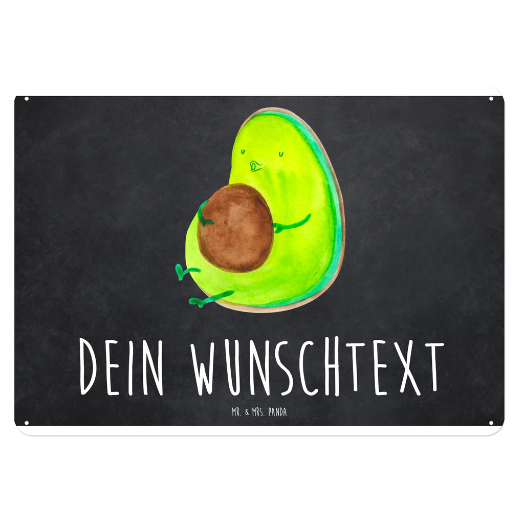 Personalisiertes Blechschild Avocado pfeift Blechschild, Metallschild, Geschenk Schild, Schild, Magnet-Metall-Schild, Deko Schild, Wandschild, Wand-Dekoration, Türschild, Avocado, Veggie, Vegan, Gesund, Diät, Abnehmen, Ernährung, dick sein