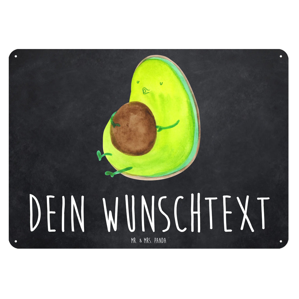 Personalisiertes Blechschild Avocado pfeift Blechschild, Metallschild, Geschenk Schild, Schild, Magnet-Metall-Schild, Deko Schild, Wandschild, Wand-Dekoration, Türschild, Avocado, Veggie, Vegan, Gesund, Diät, Abnehmen, Ernährung, dick sein