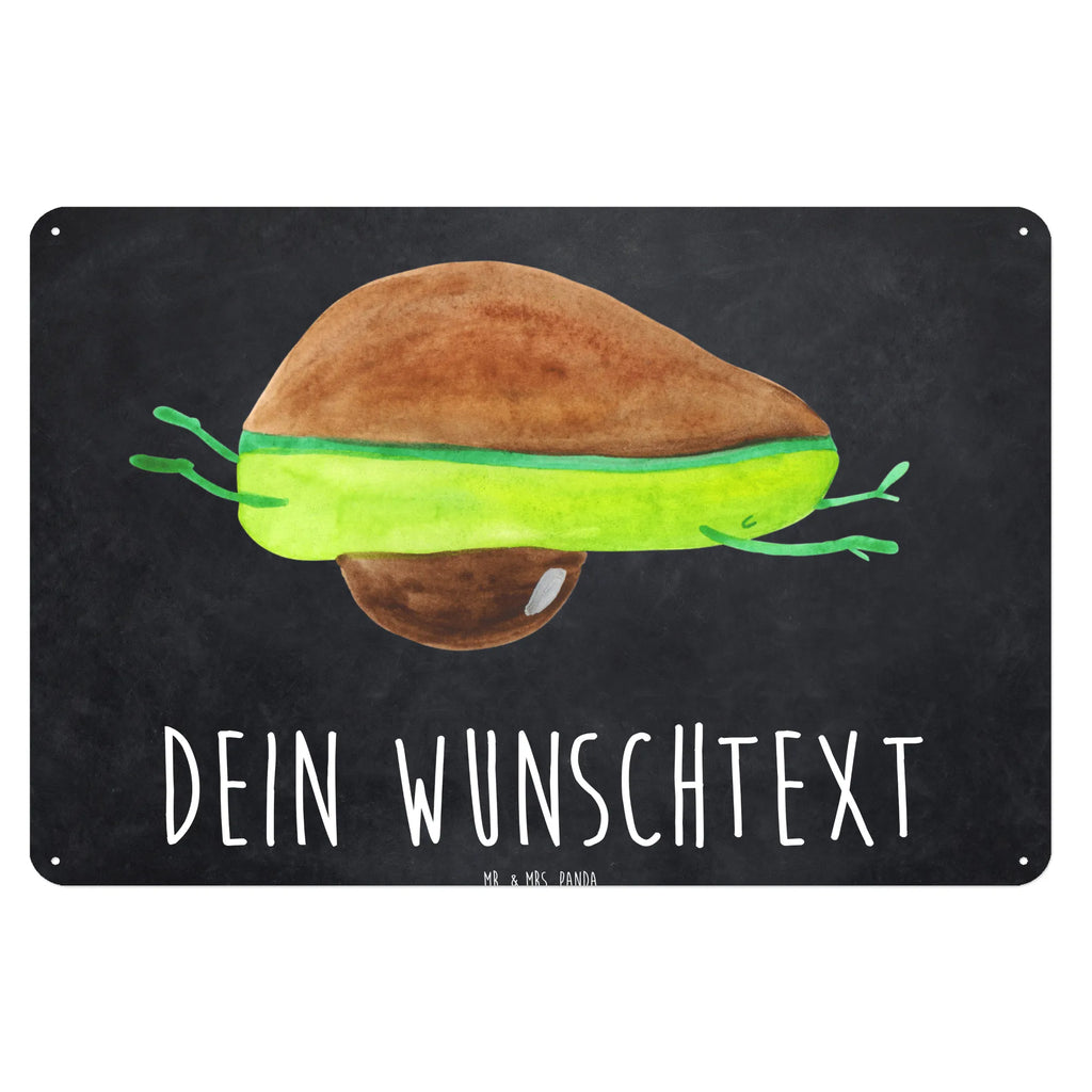 Personalisiertes Blechschild Avocado Yoga Blechschild, Metallschild, Geschenk Schild, Schild, Magnet-Metall-Schild, Deko Schild, Wandschild, Wand-Dekoration, Türschild, Avocado, Veggie, Vegan, Gesund, Avocado Yoga Vegan