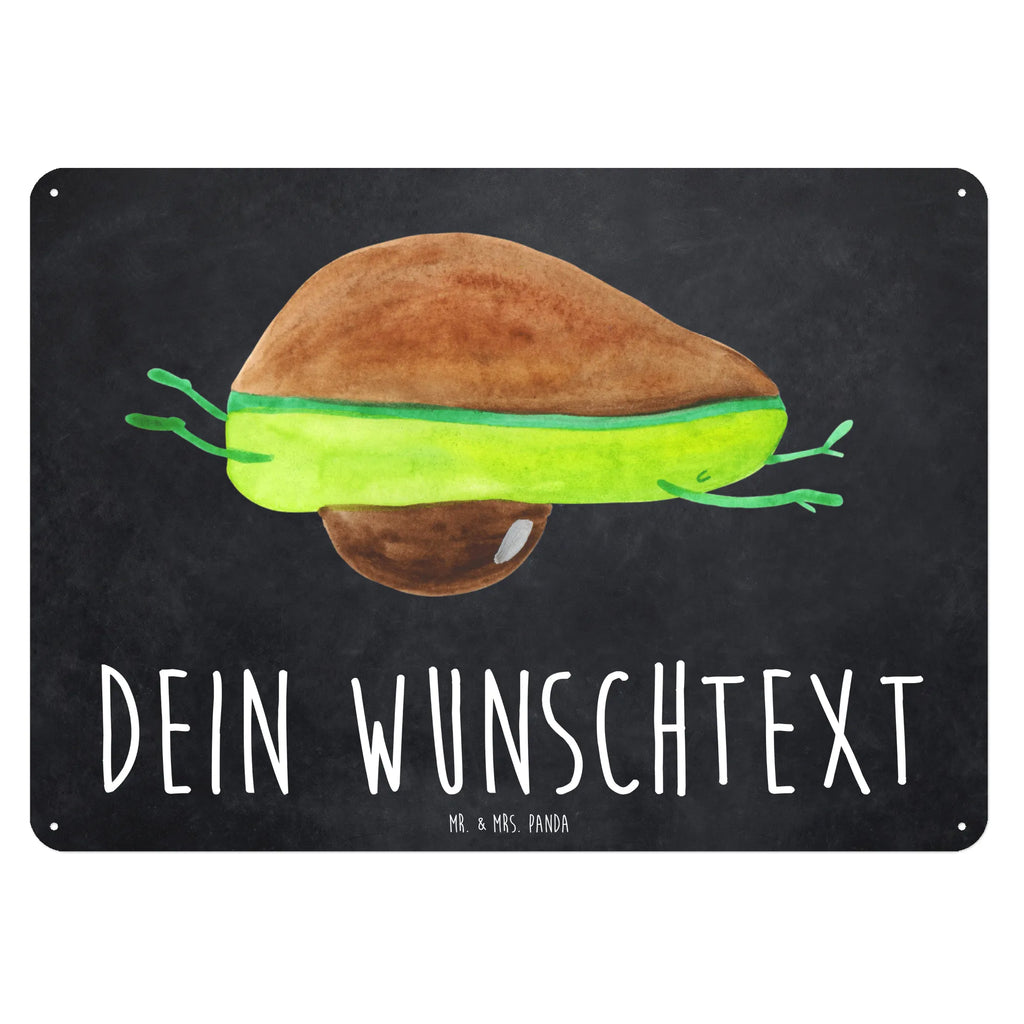 Personalisiertes Blechschild Avocado Yoga Blechschild, Metallschild, Geschenk Schild, Schild, Magnet-Metall-Schild, Deko Schild, Wandschild, Wand-Dekoration, Türschild, Avocado, Veggie, Vegan, Gesund, Avocado Yoga Vegan